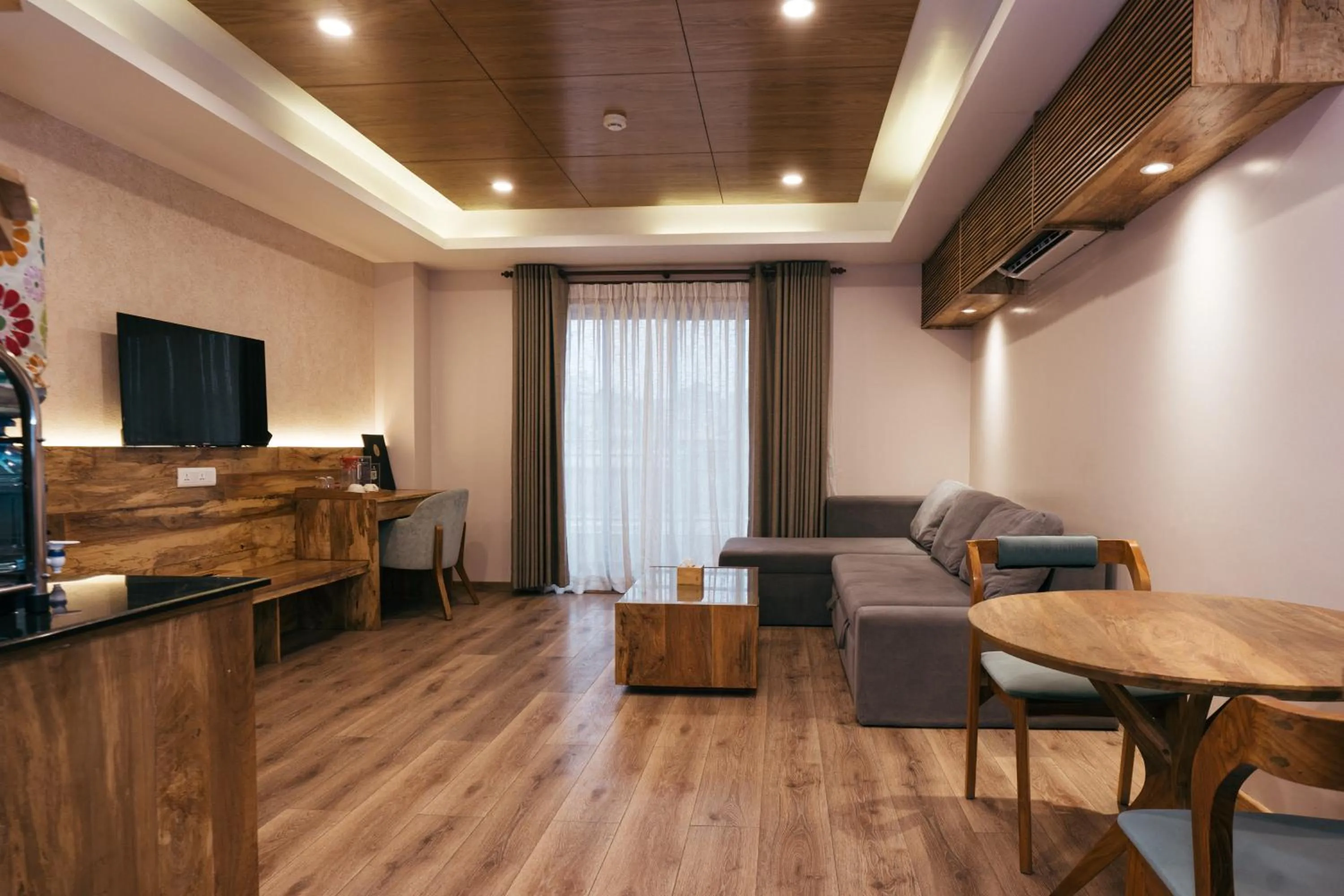 Bed in HOTEL BHRIKUTI TARA