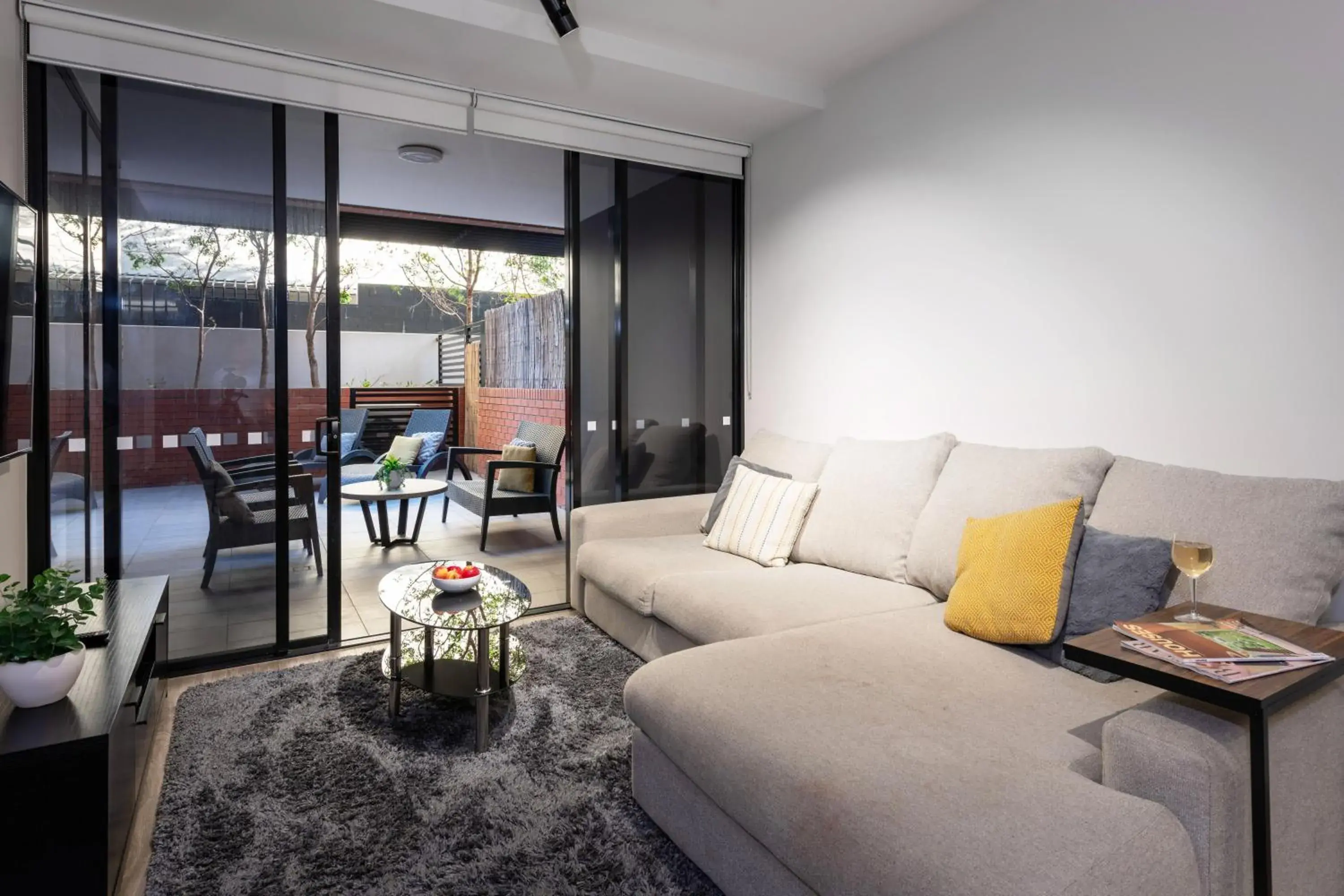 One Bedroom Terrace Apartment in Arena Apartments by CLLIX One Bedroom Terrace Apartment in Arena Apartments by CLLIX