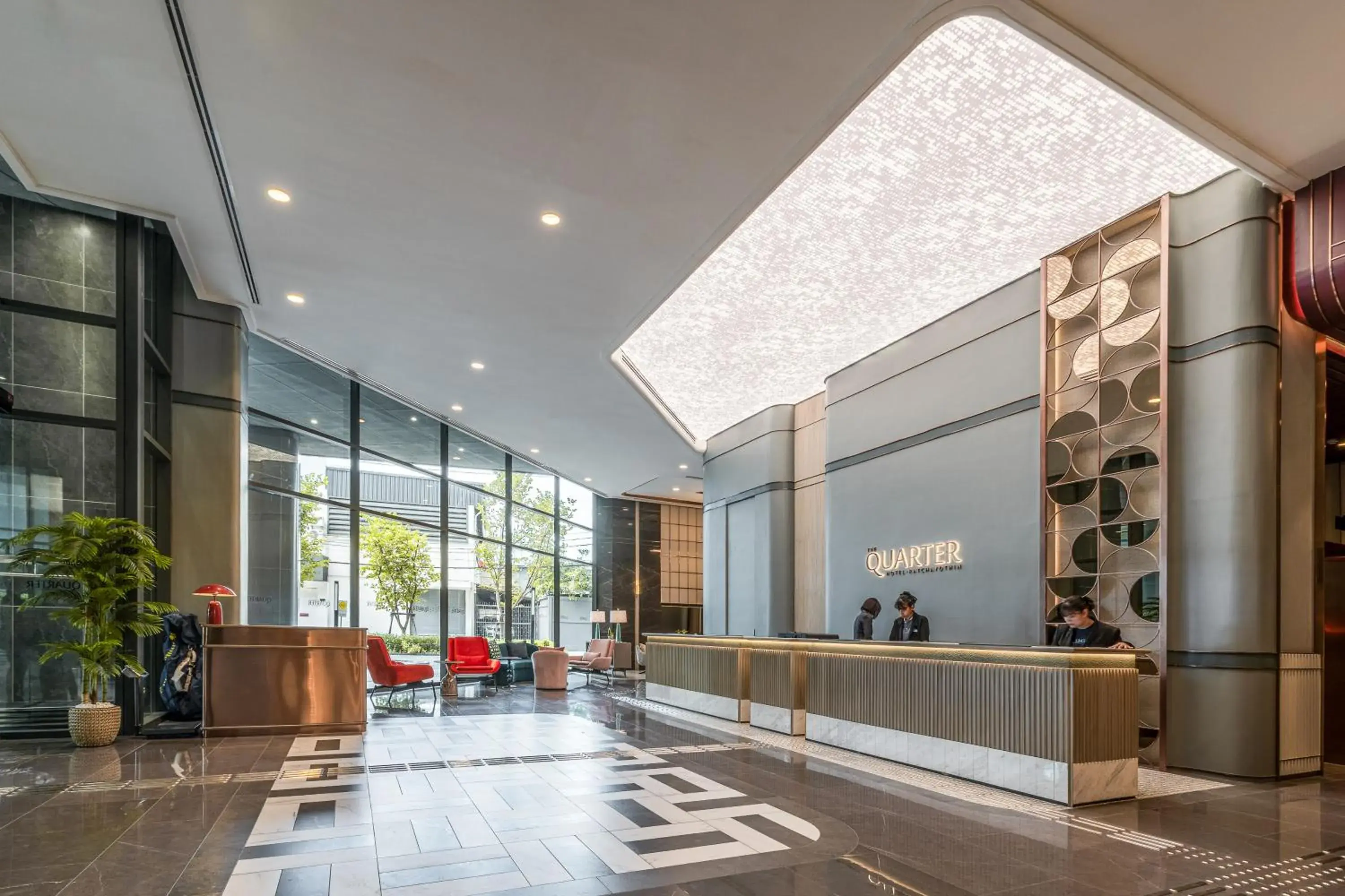 Lobby or reception in The Quarter Ratchayothin by UHG Lobby or reception in The Quarter Ratchayothin by UHG