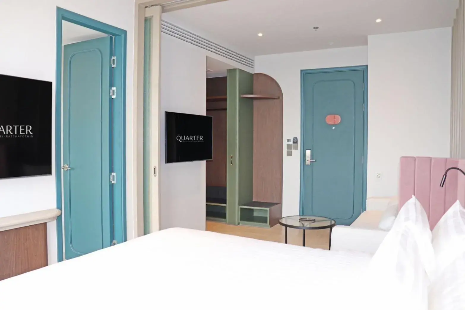 Bedroom, Bed in The Quarter Ratchayothin by UHG Bedroom, Bed in The Quarter Ratchayothin by UHG