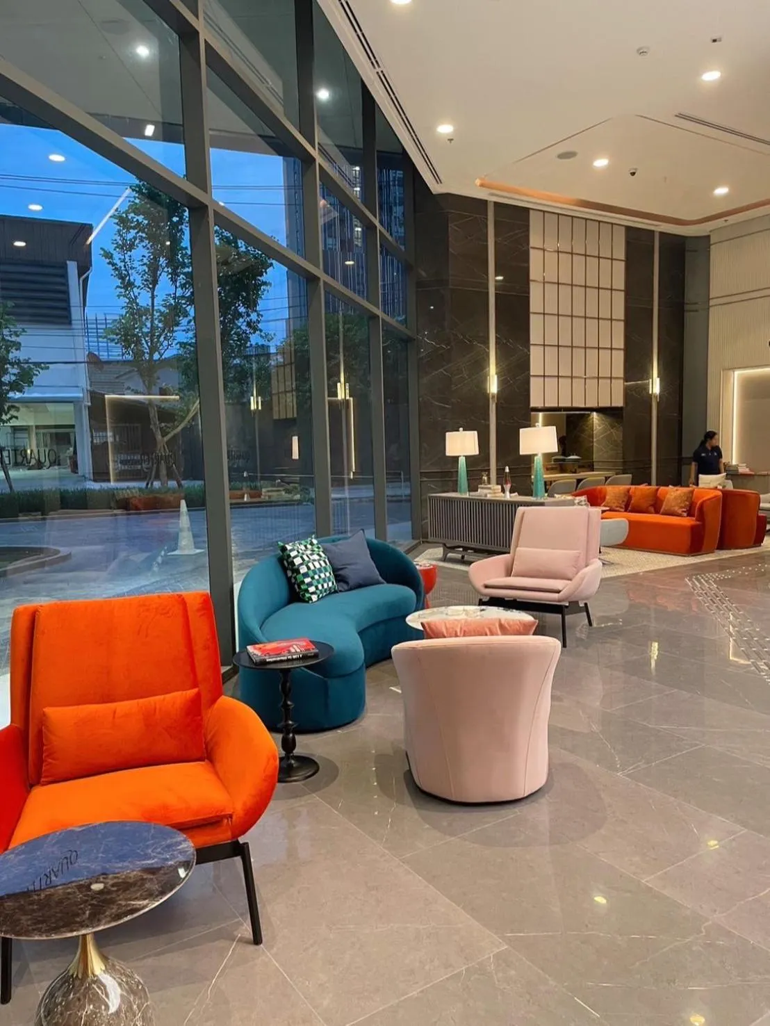 Seating area in The Quarter Ratchayothin by UHG