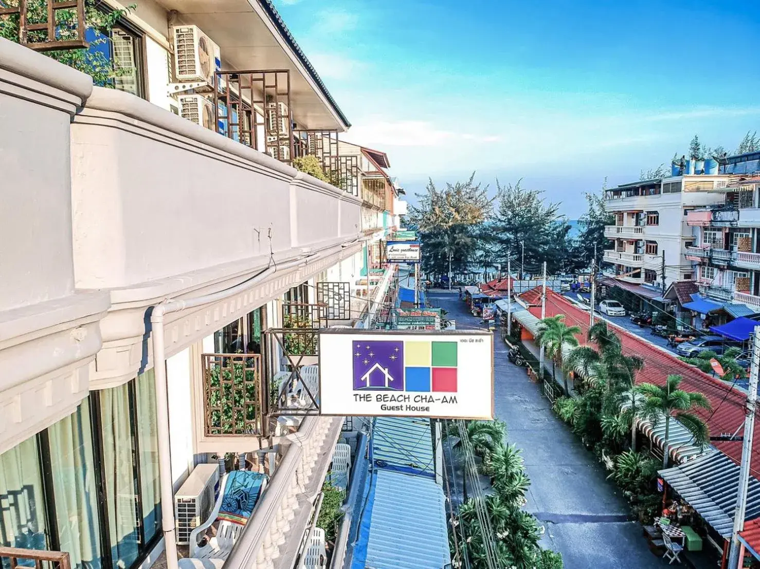 Bird's eye view in THE BEACH CHA AM Guest House Bird's eye view in THE BEACH CHA AM Guest House