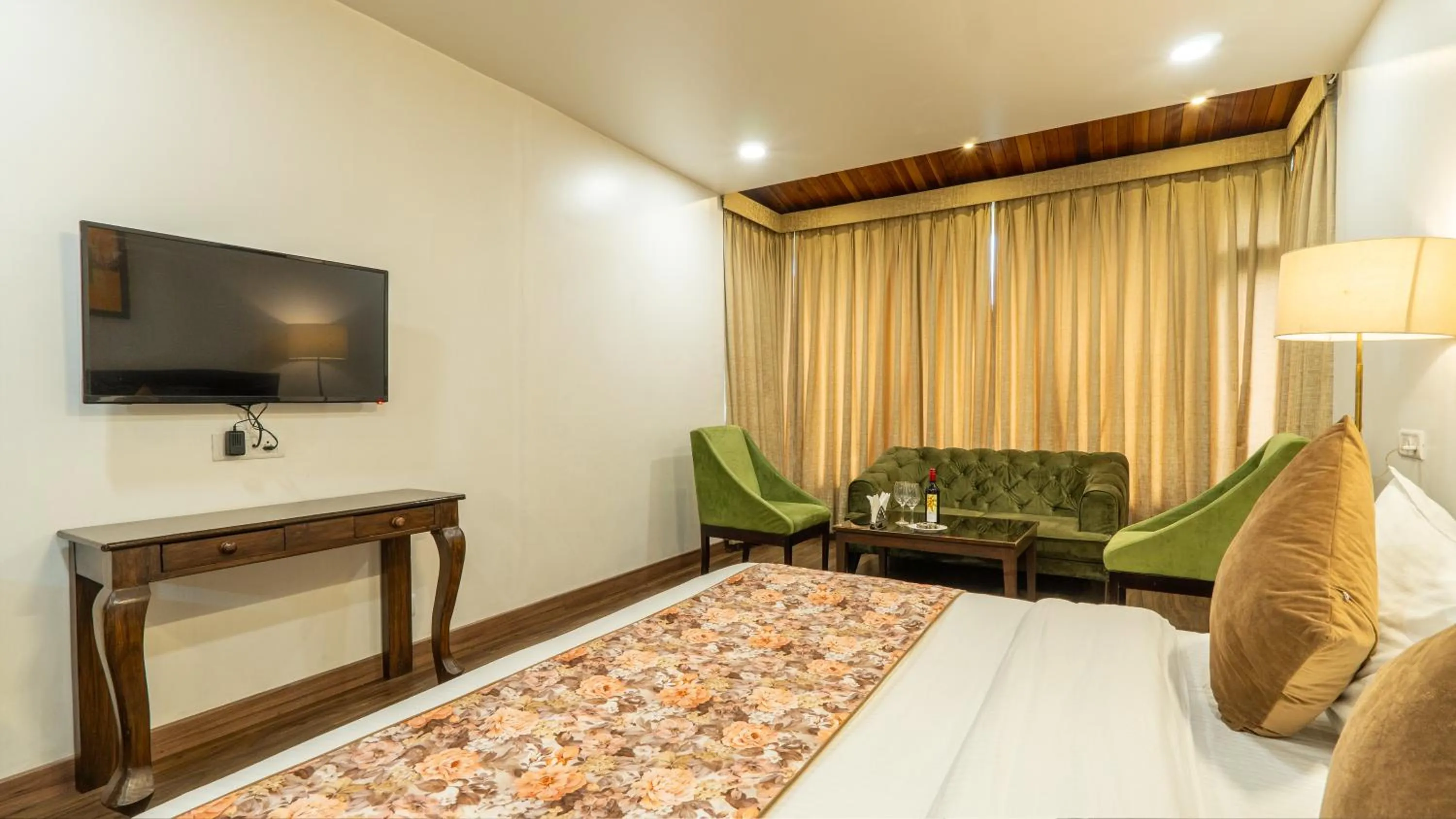 Bed in Woodrock Luxury Boutique Hotel