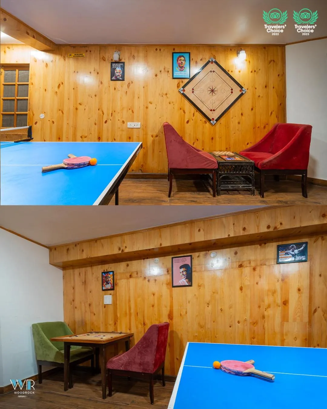 Table tennis in Woodrock Luxury Boutique Hotel