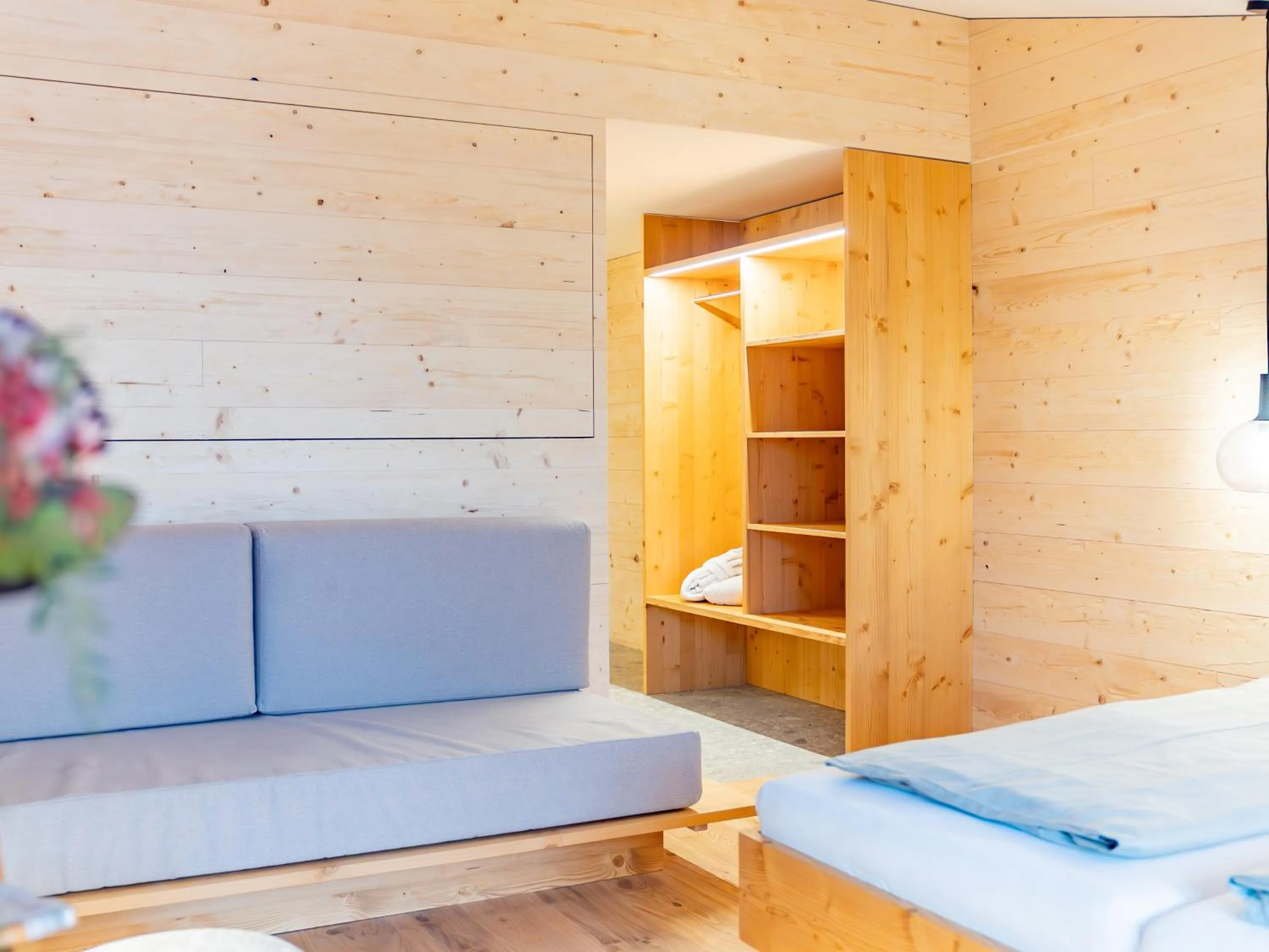 Bed in Berghotel Wald&Wiesn