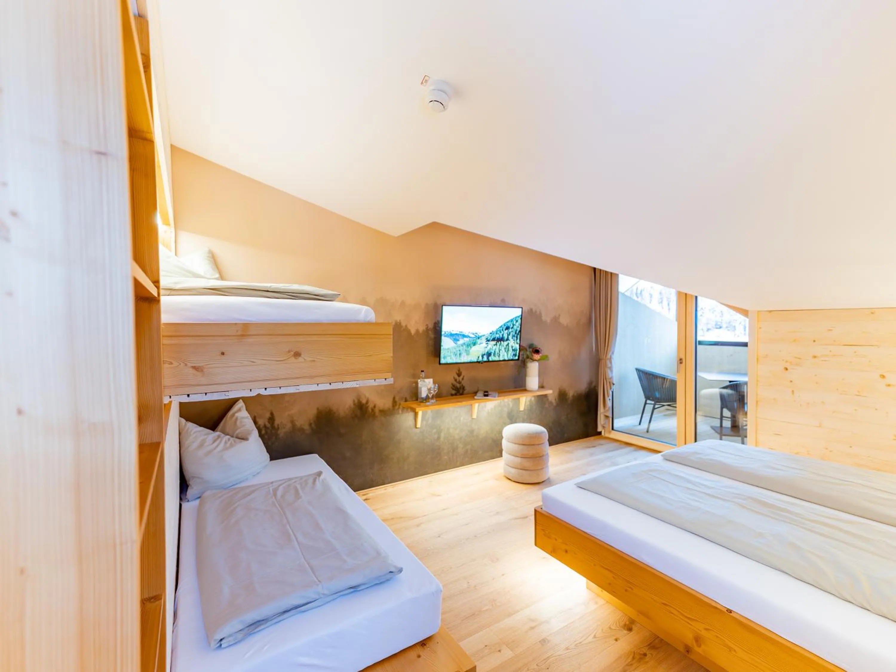 Bed in Berghotel Wald&Wiesn