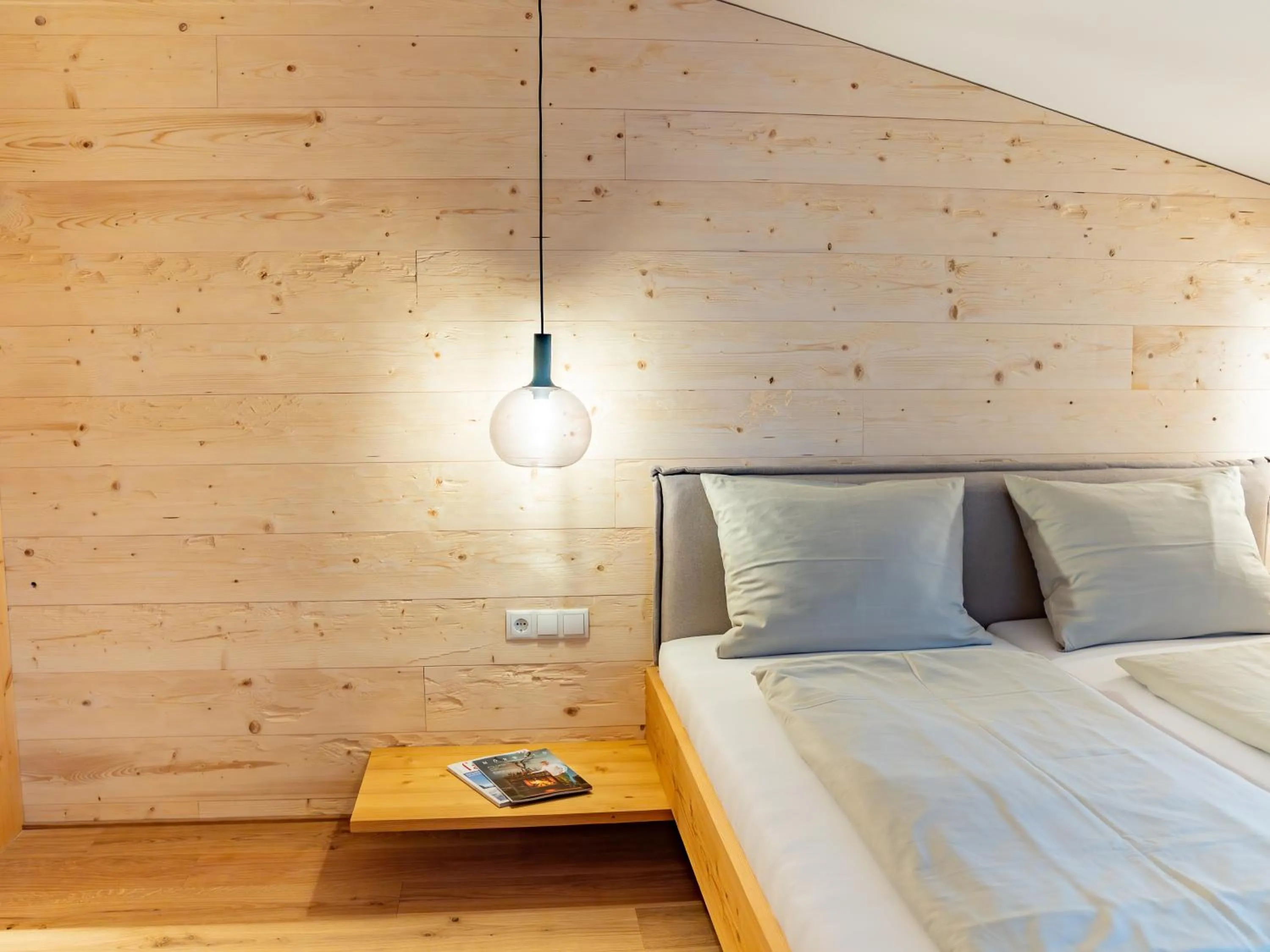 Bed in Berghotel Wald&Wiesn
