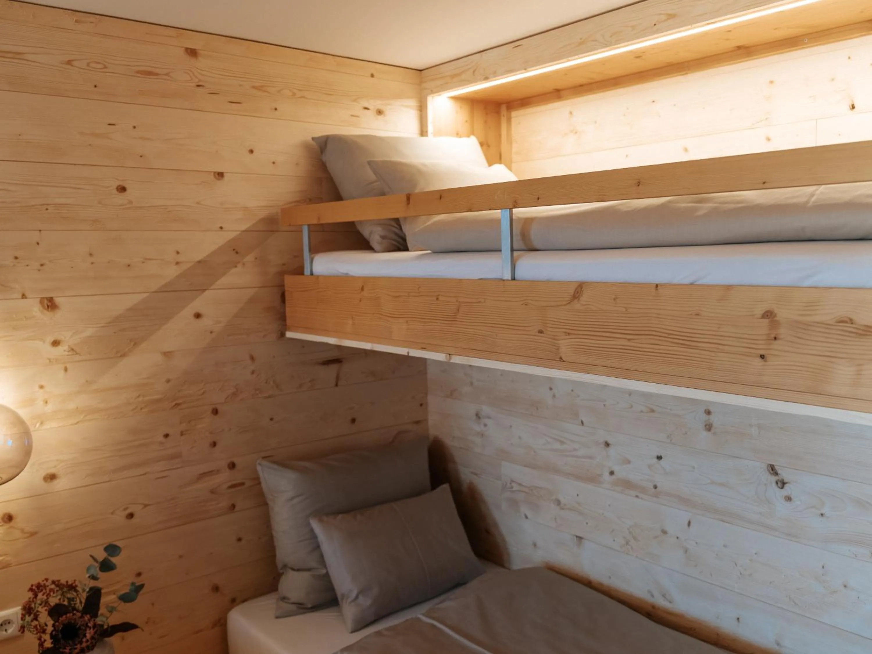 Bed in Berghotel Wald&Wiesn