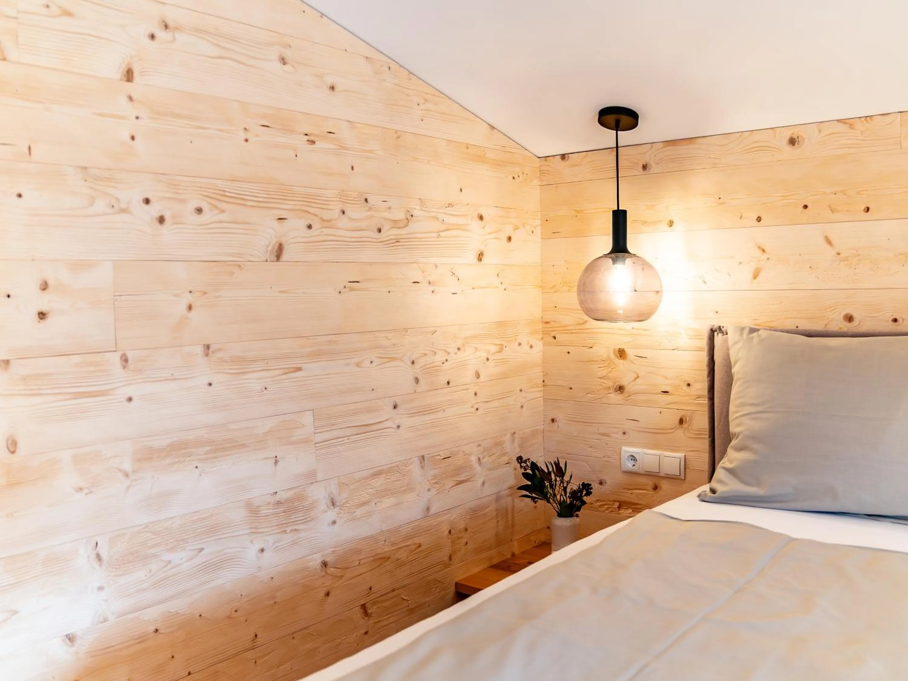 Bed in Berghotel Wald&Wiesn