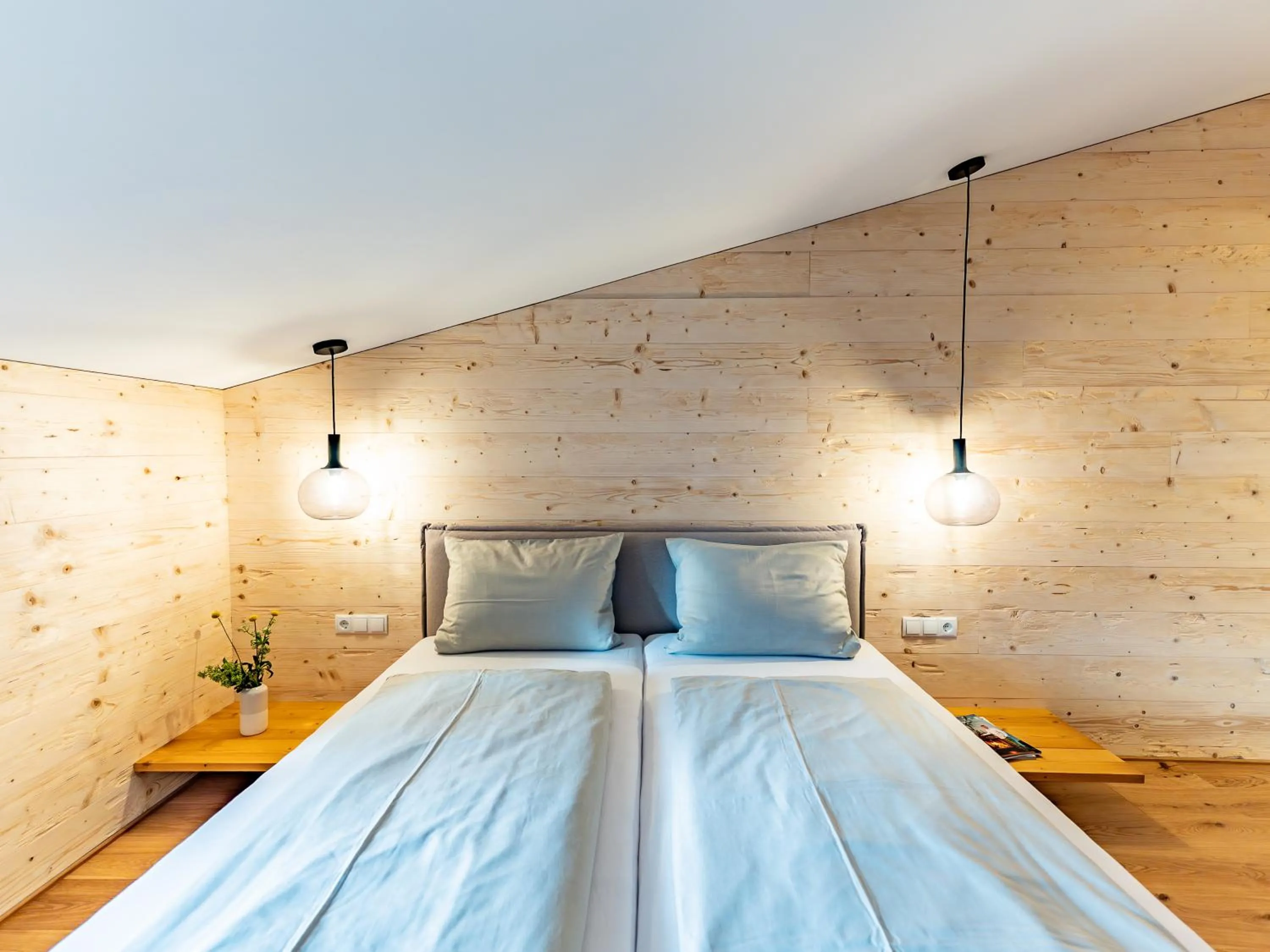 Bed in Berghotel Wald&Wiesn