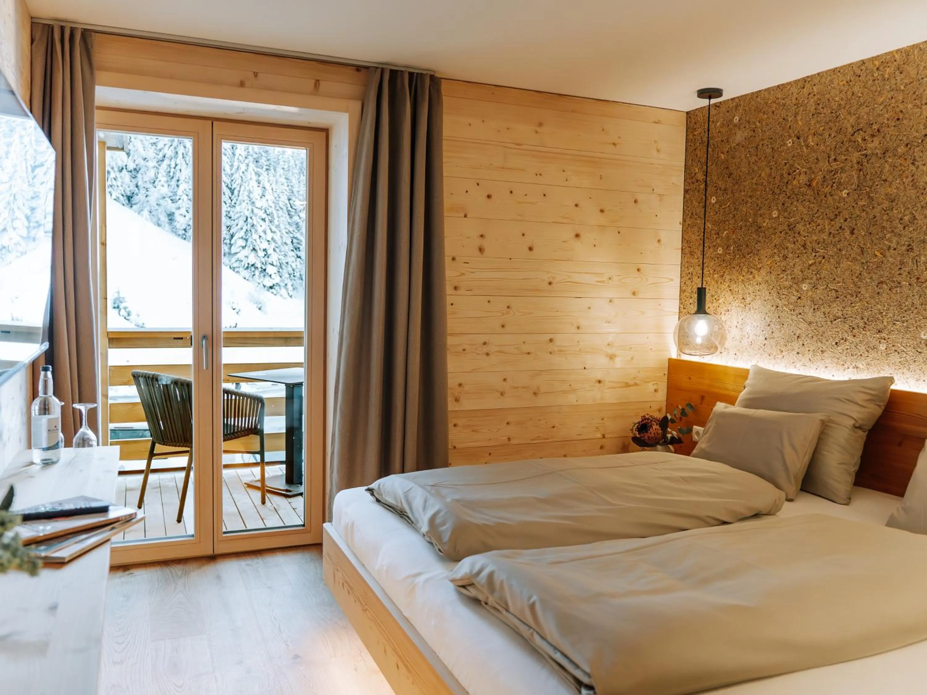 Bed in Berghotel Wald&Wiesn
