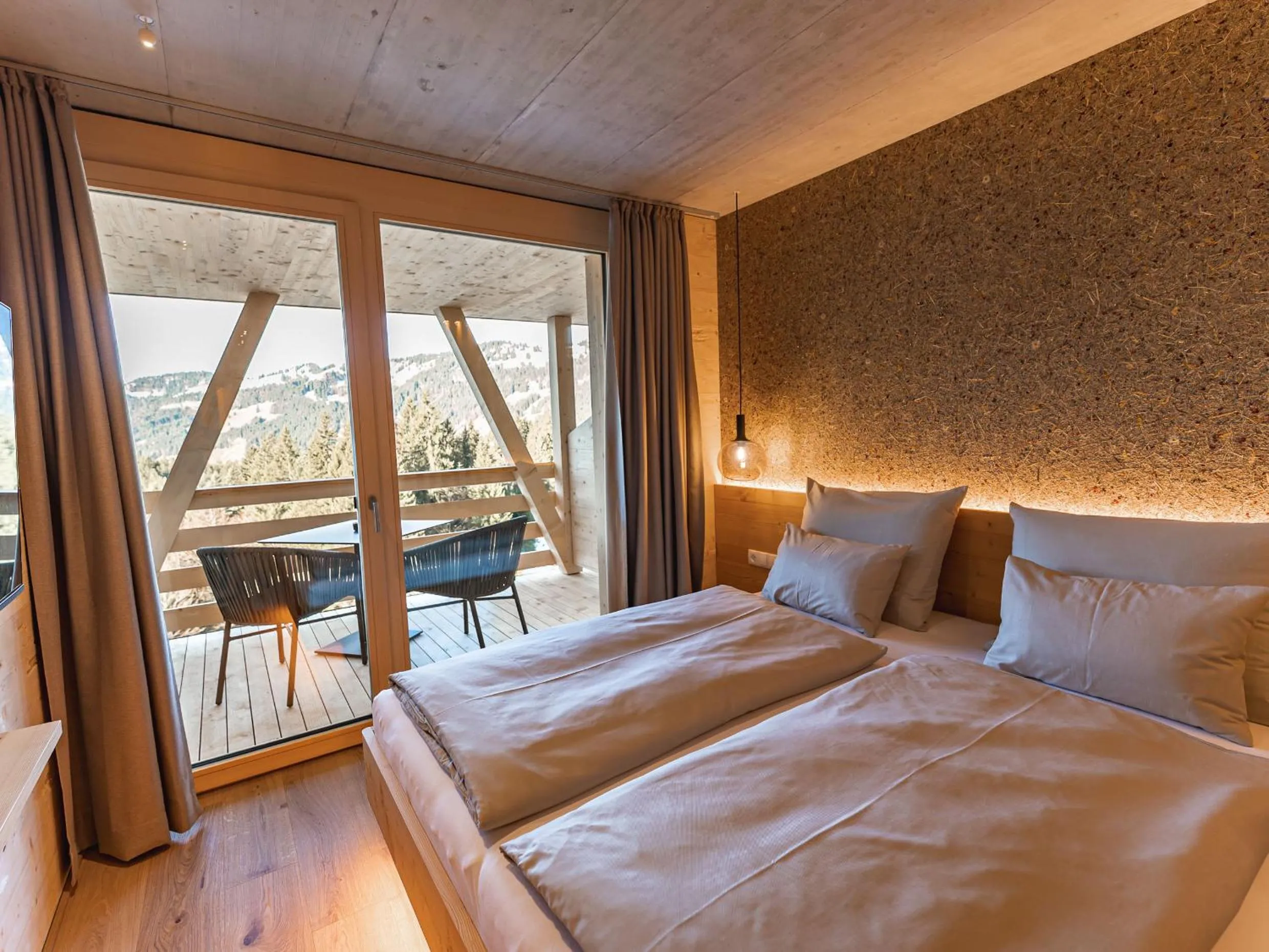 Bed in Berghotel Wald&Wiesn