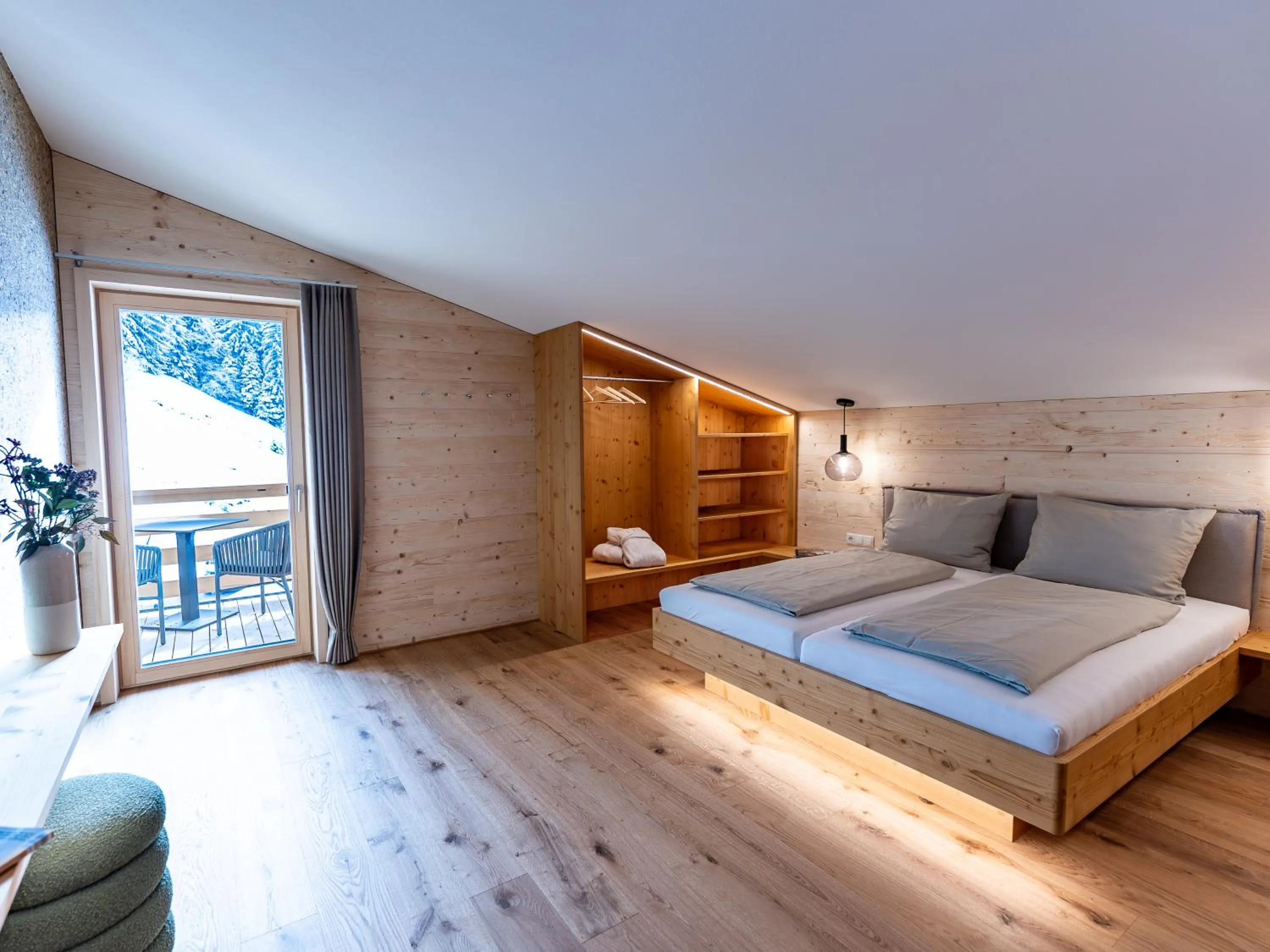Bed in Berghotel Wald&Wiesn