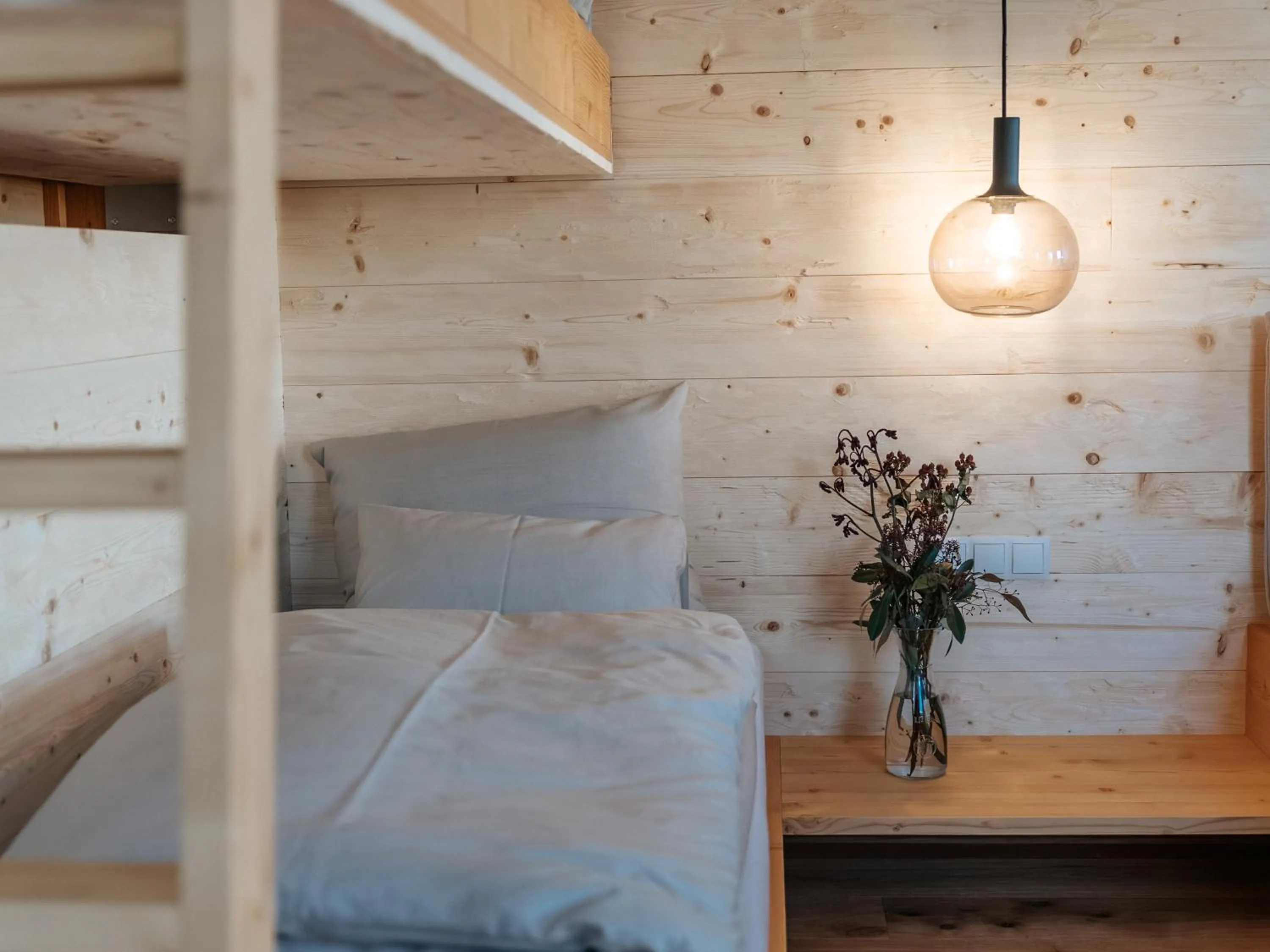 Bed in Berghotel Wald&Wiesn