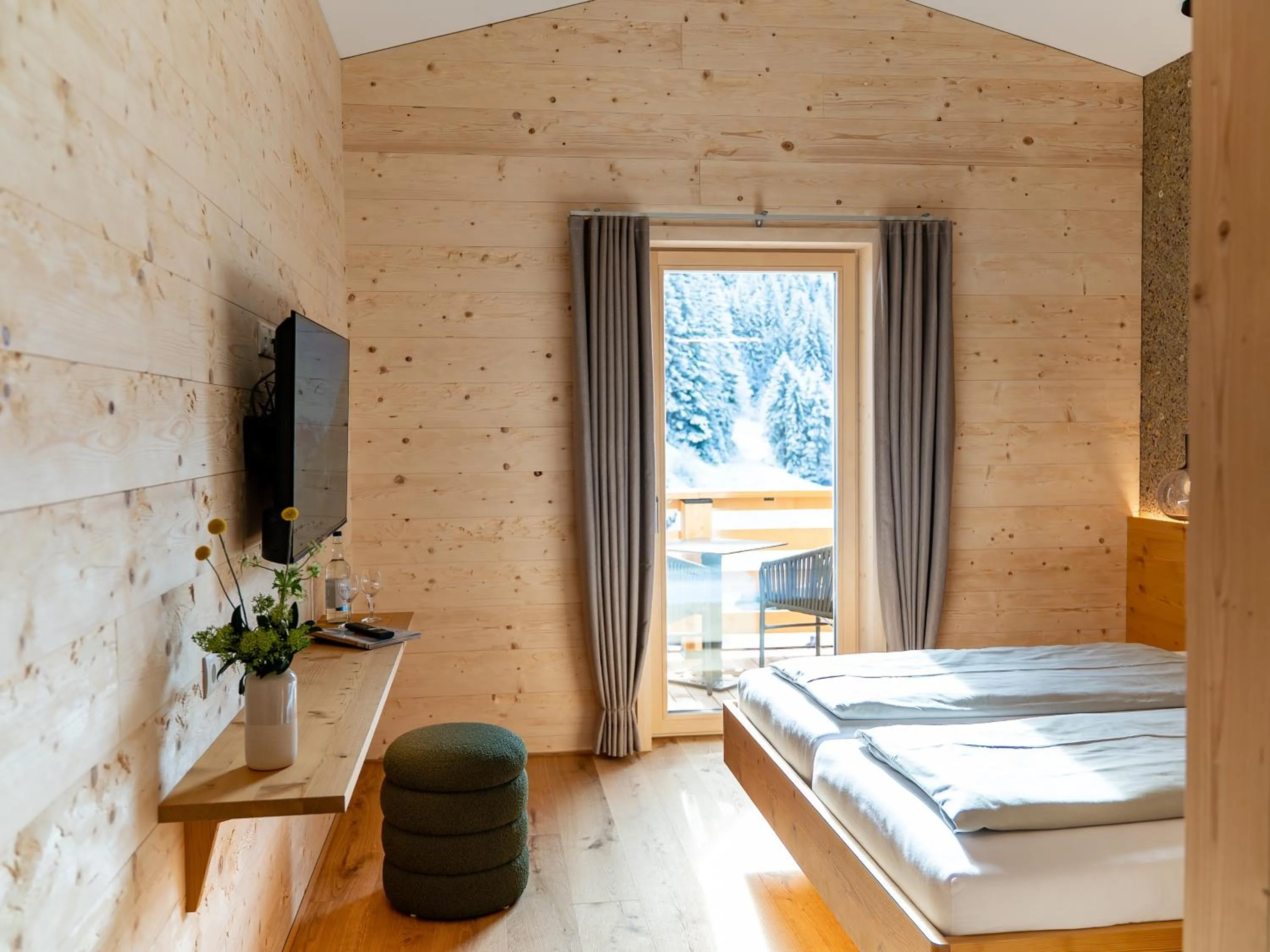 Bed in Berghotel Wald&Wiesn
