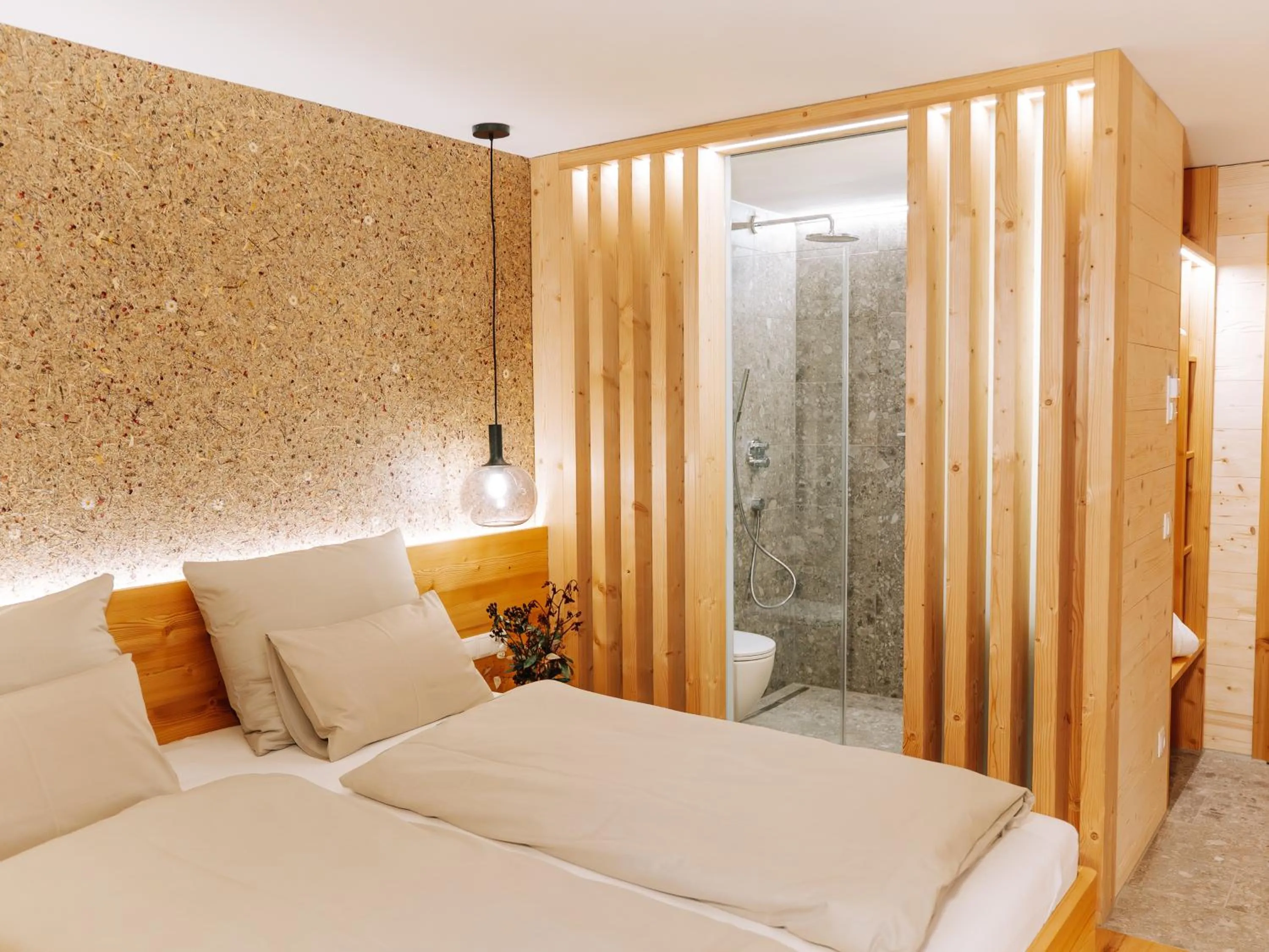 Bed in Berghotel Wald&Wiesn