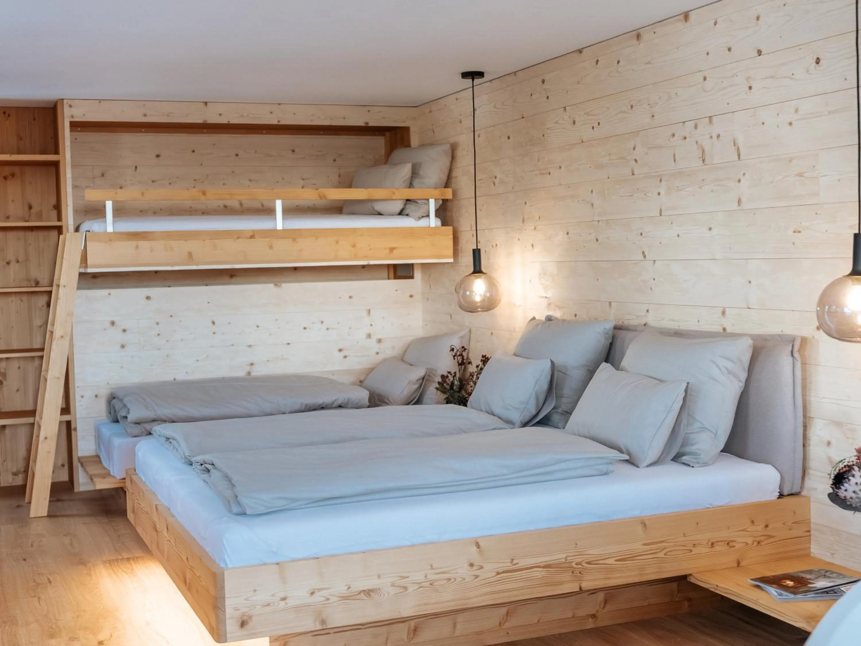 Bed in Berghotel Wald&Wiesn