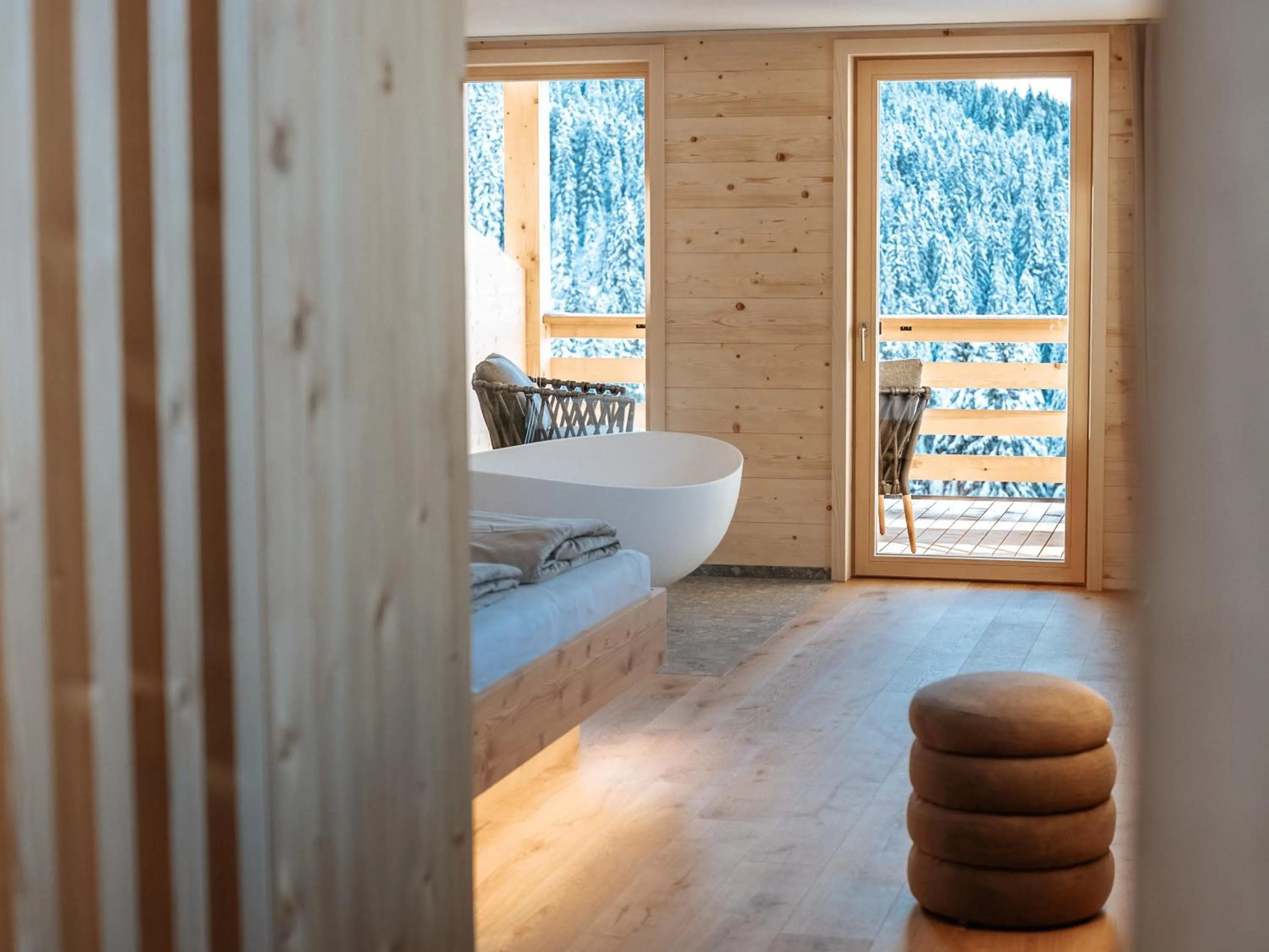 Bed in Berghotel Wald&Wiesn