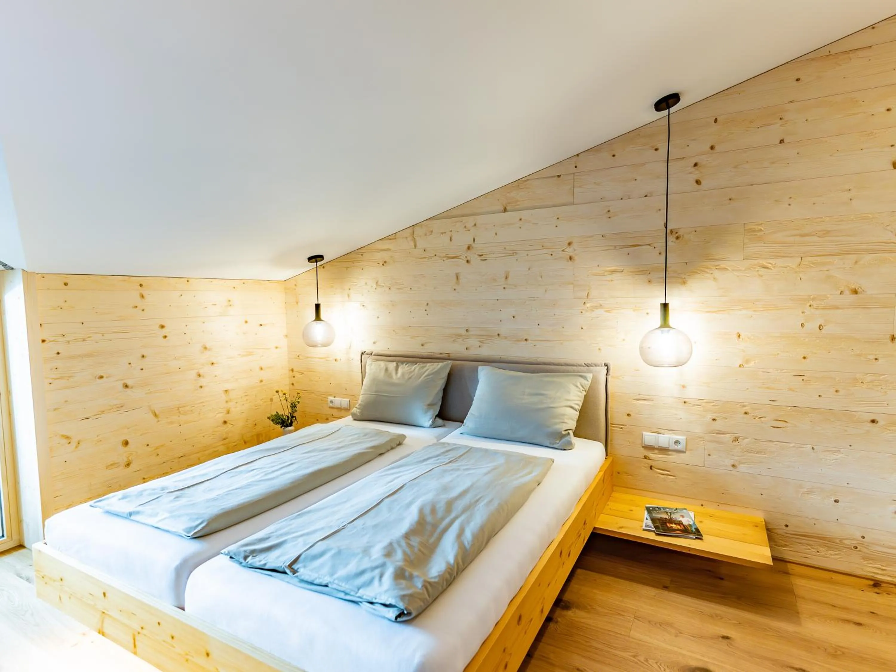 Bed in Berghotel Wald&Wiesn
