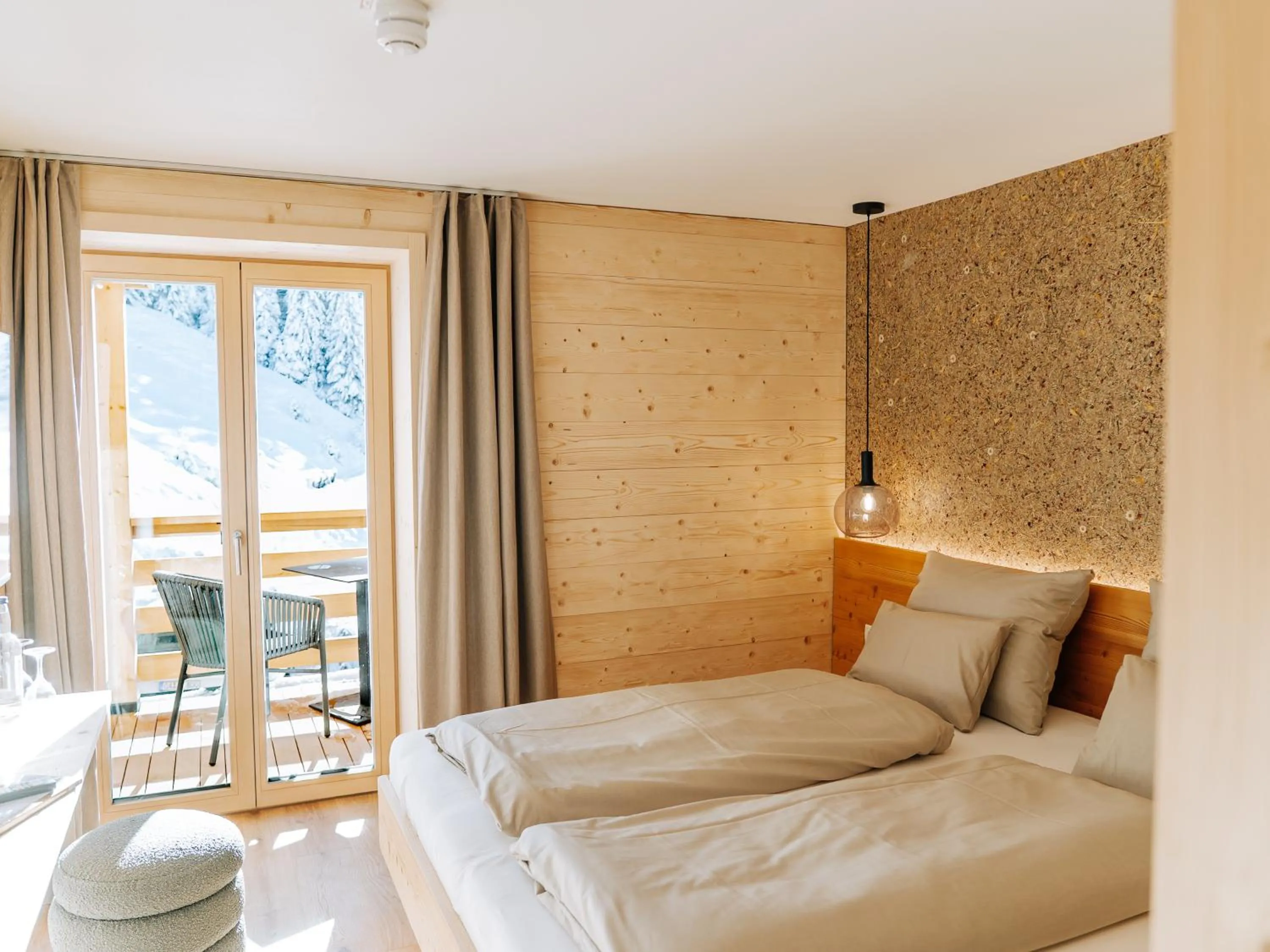 Bed in Berghotel Wald&Wiesn