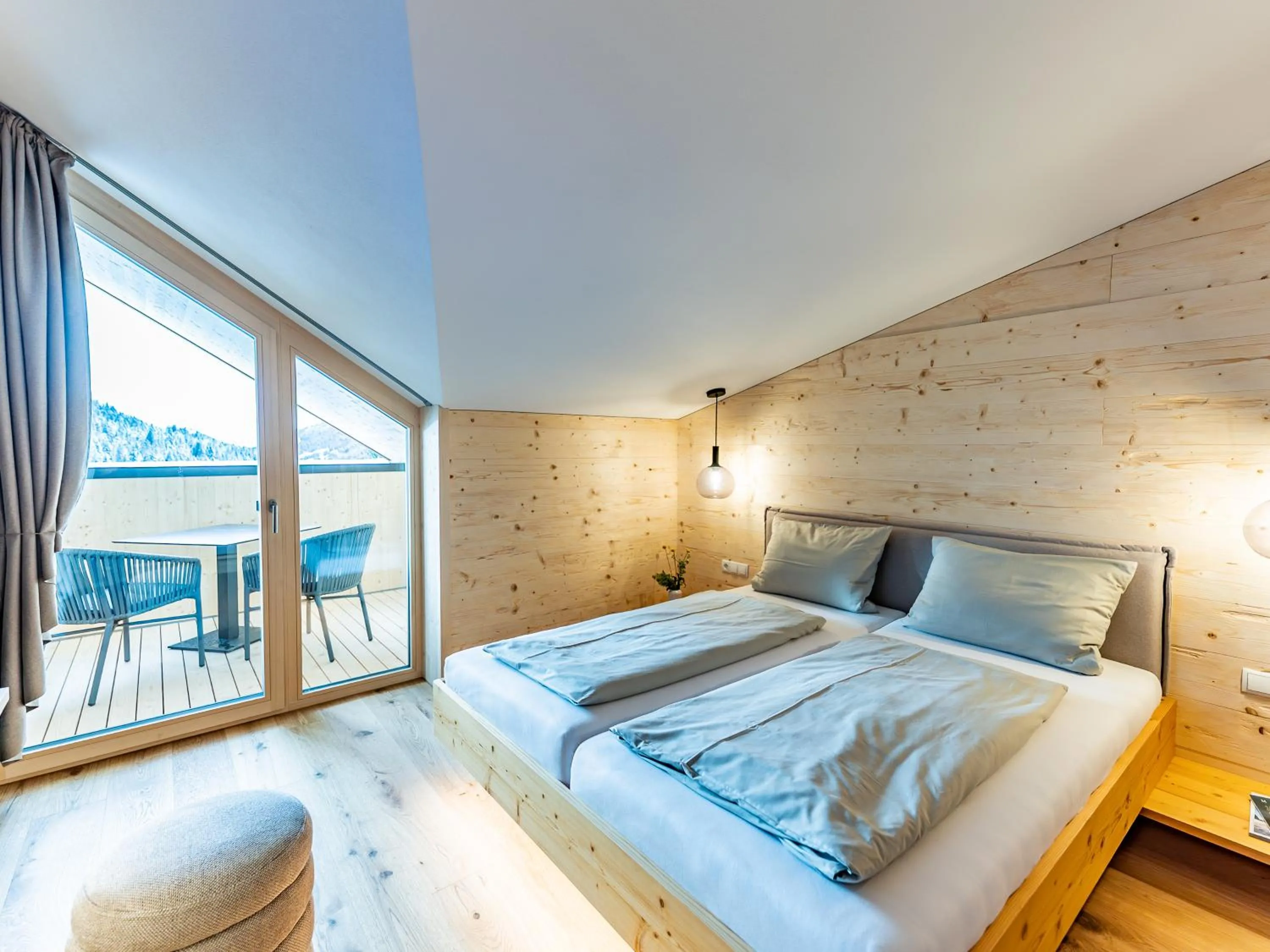 Bed in Berghotel Wald&Wiesn
