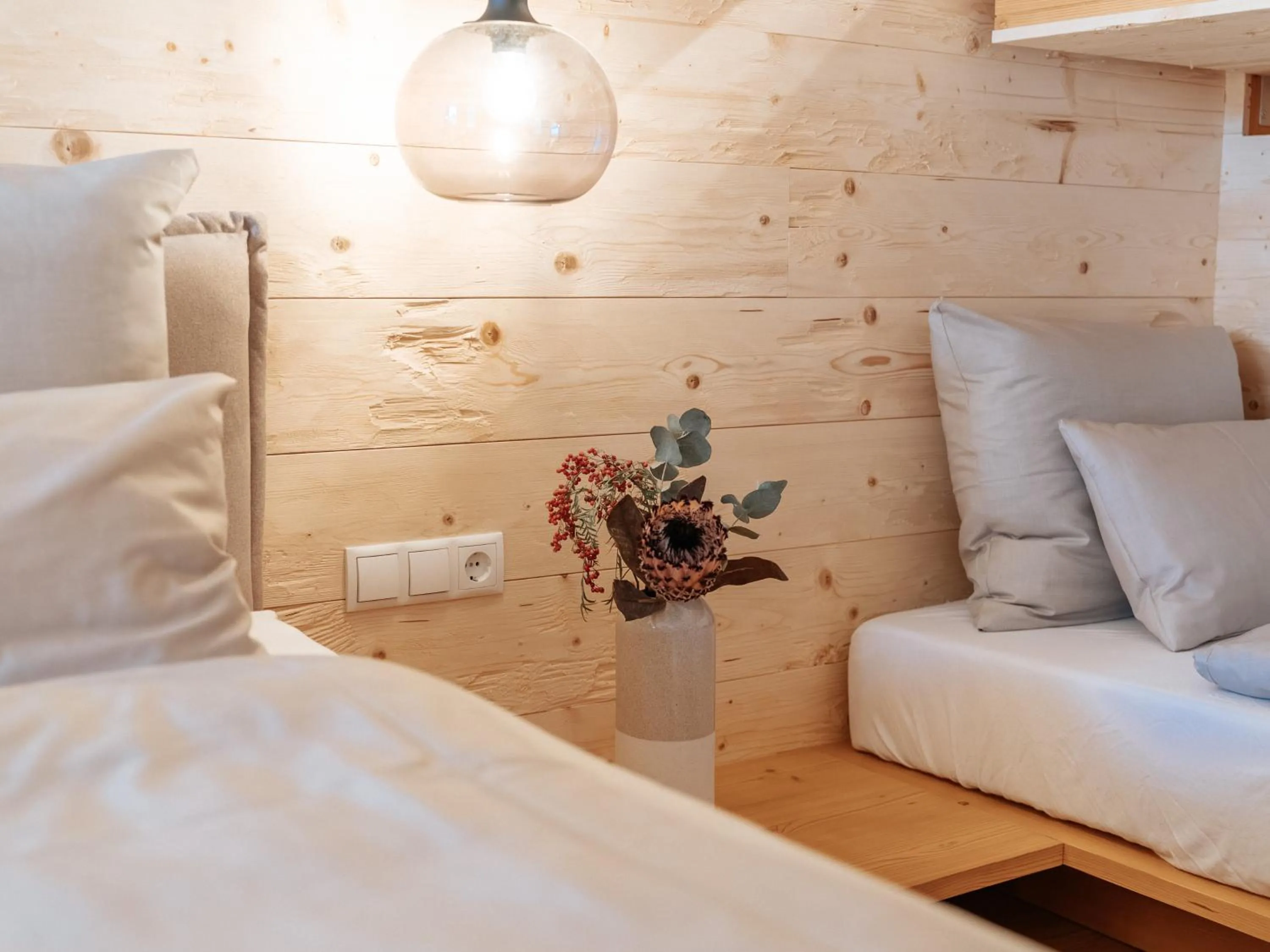 Bed in Berghotel Wald&Wiesn