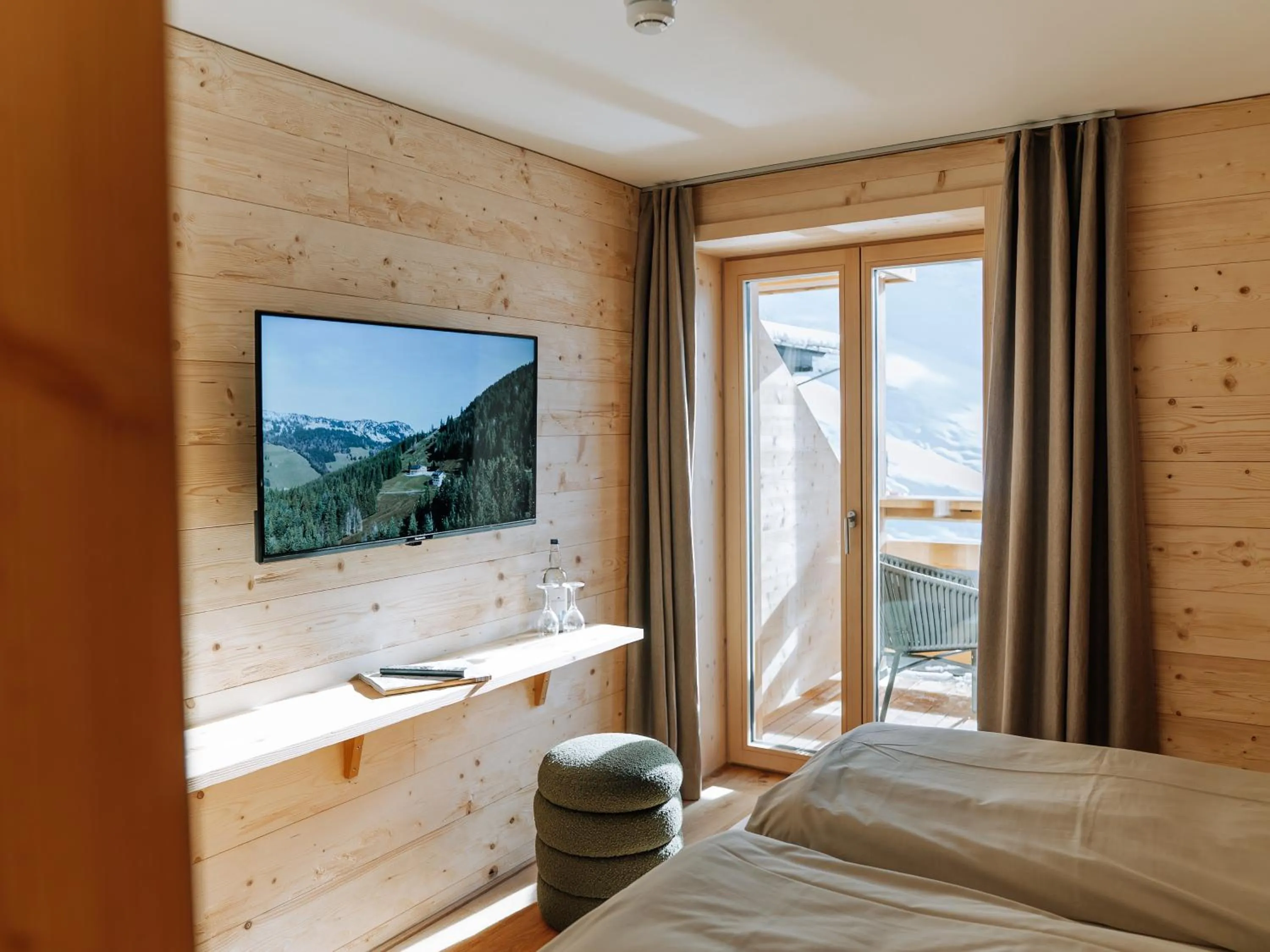 Bed in Berghotel Wald&Wiesn