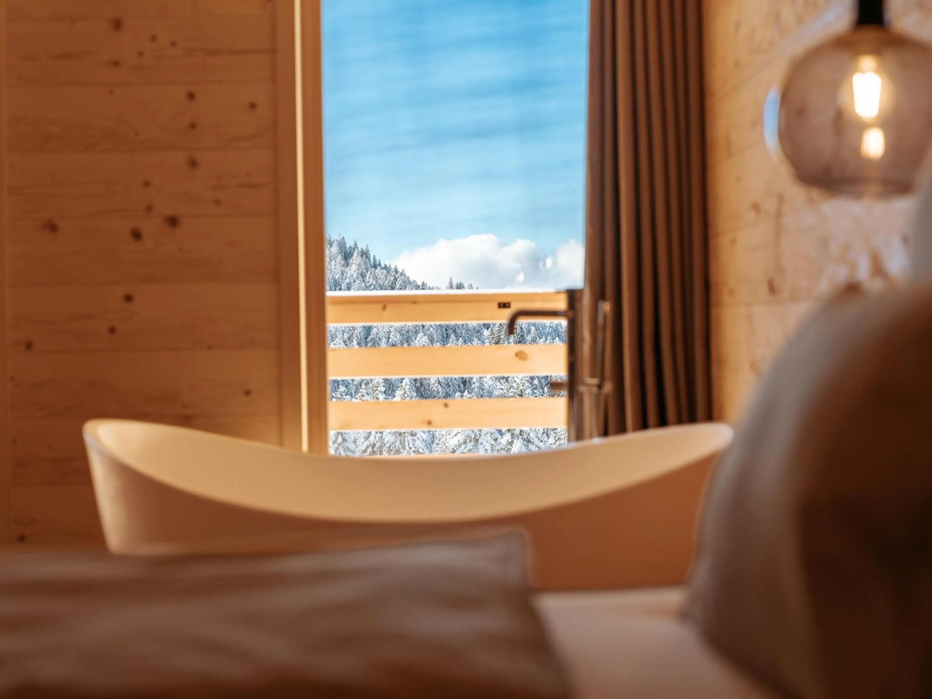 Bed in Berghotel Wald&Wiesn