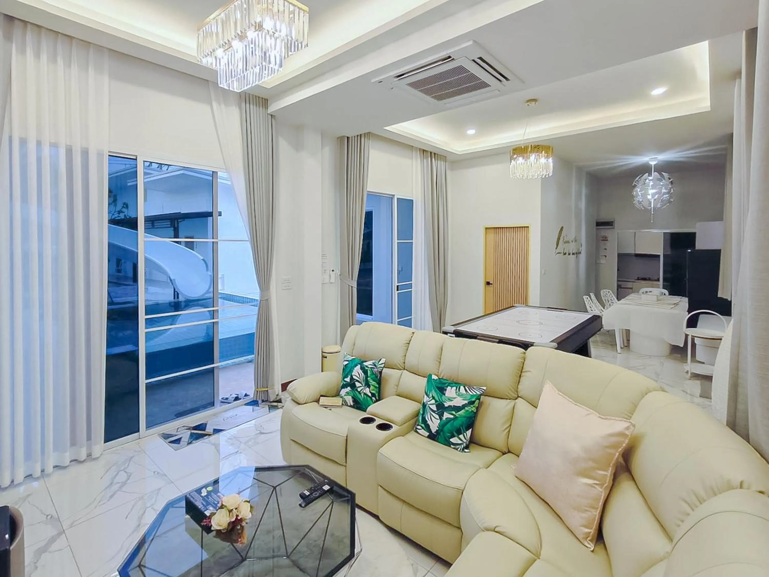 Seating area in 189Premier Villa Lamphun