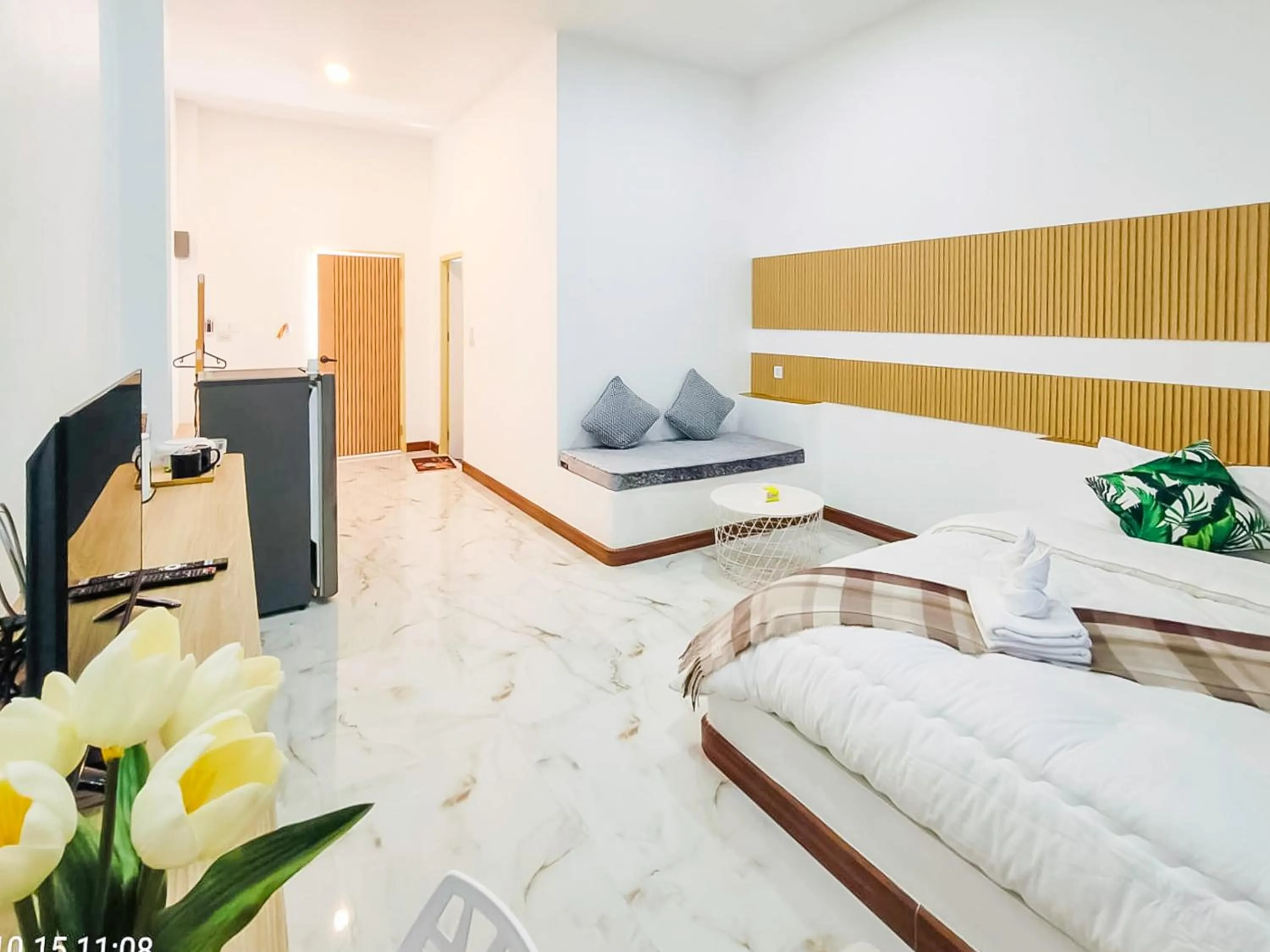 Bedroom, Bed in 189Premier Villa Lamphun