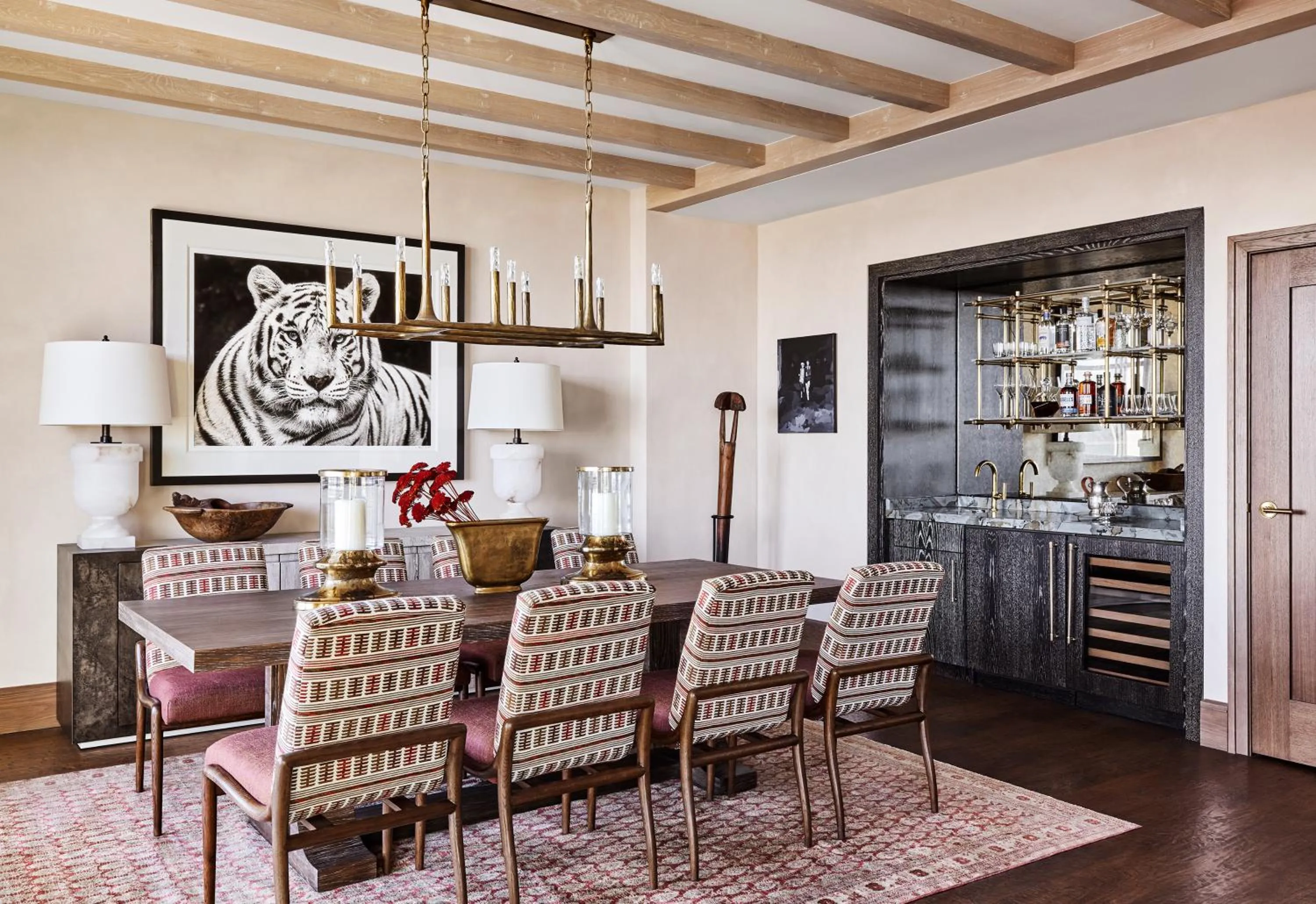 Dining area in Bowie House, Auberge Collection