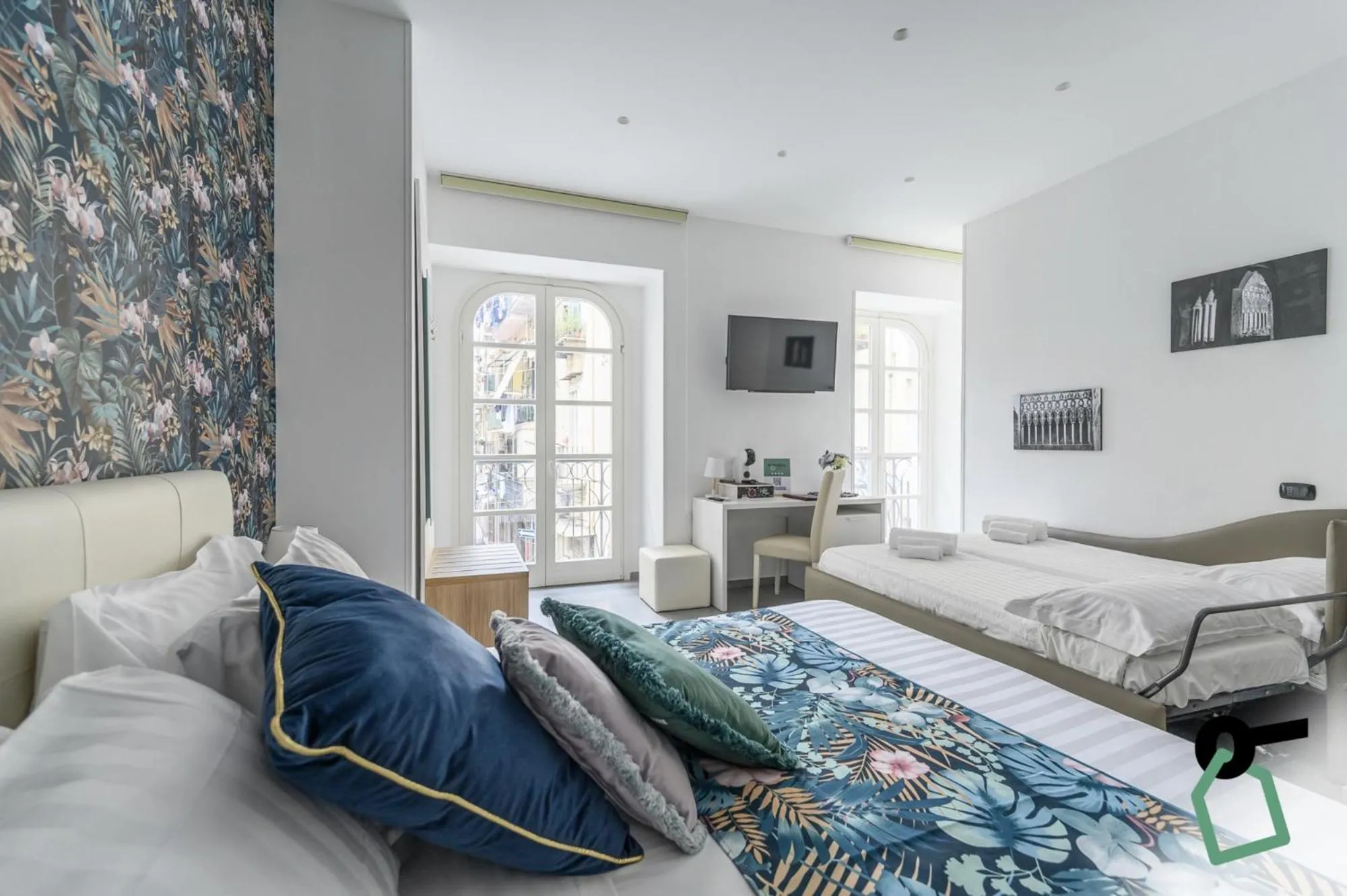 Bedroom, Bed in Hotiday Room Collection - Napoli Sant'Arcangelo