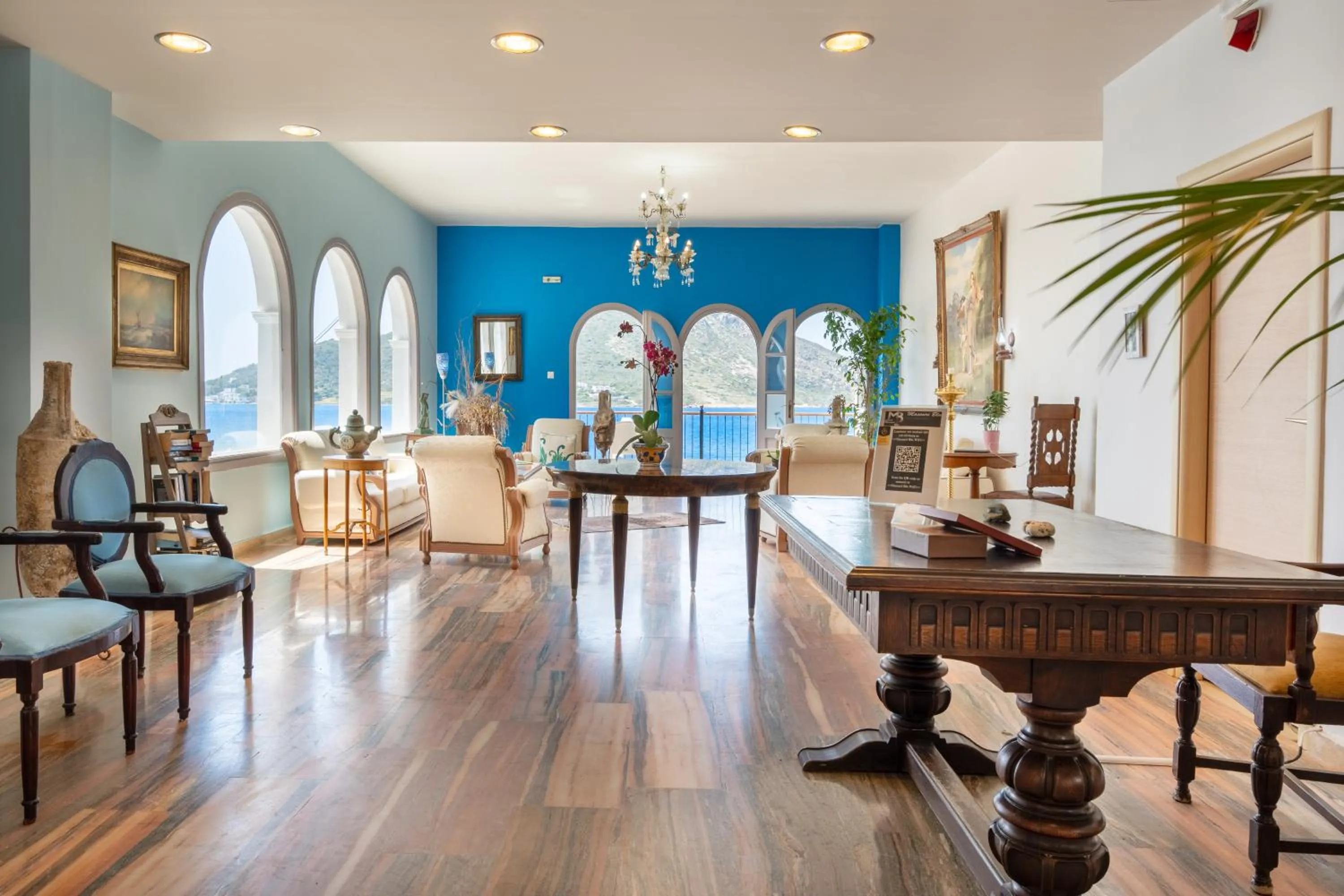 Living room in MasouriBlu Boutique Hotel