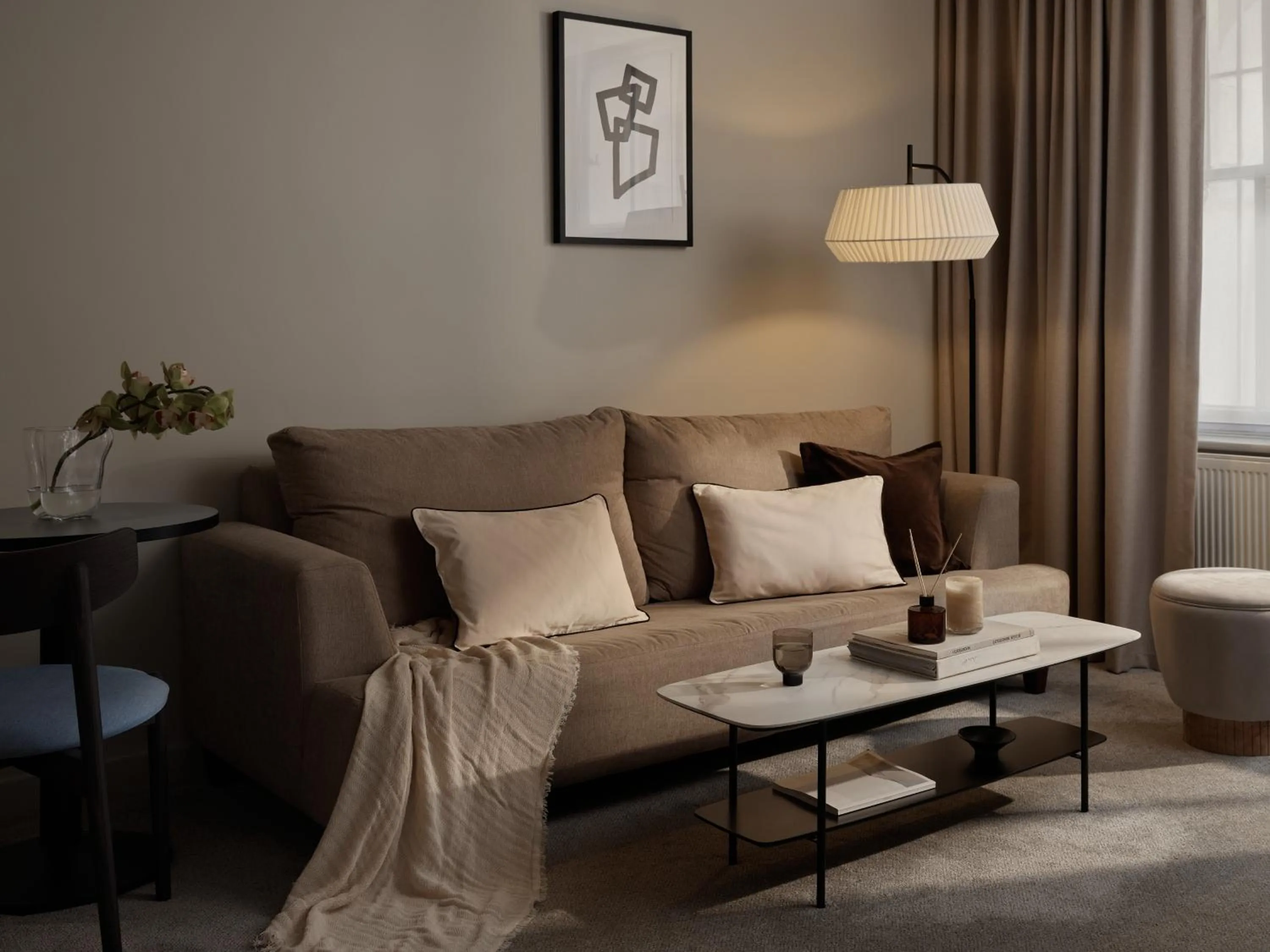 Seating area in Bob W London Kensington