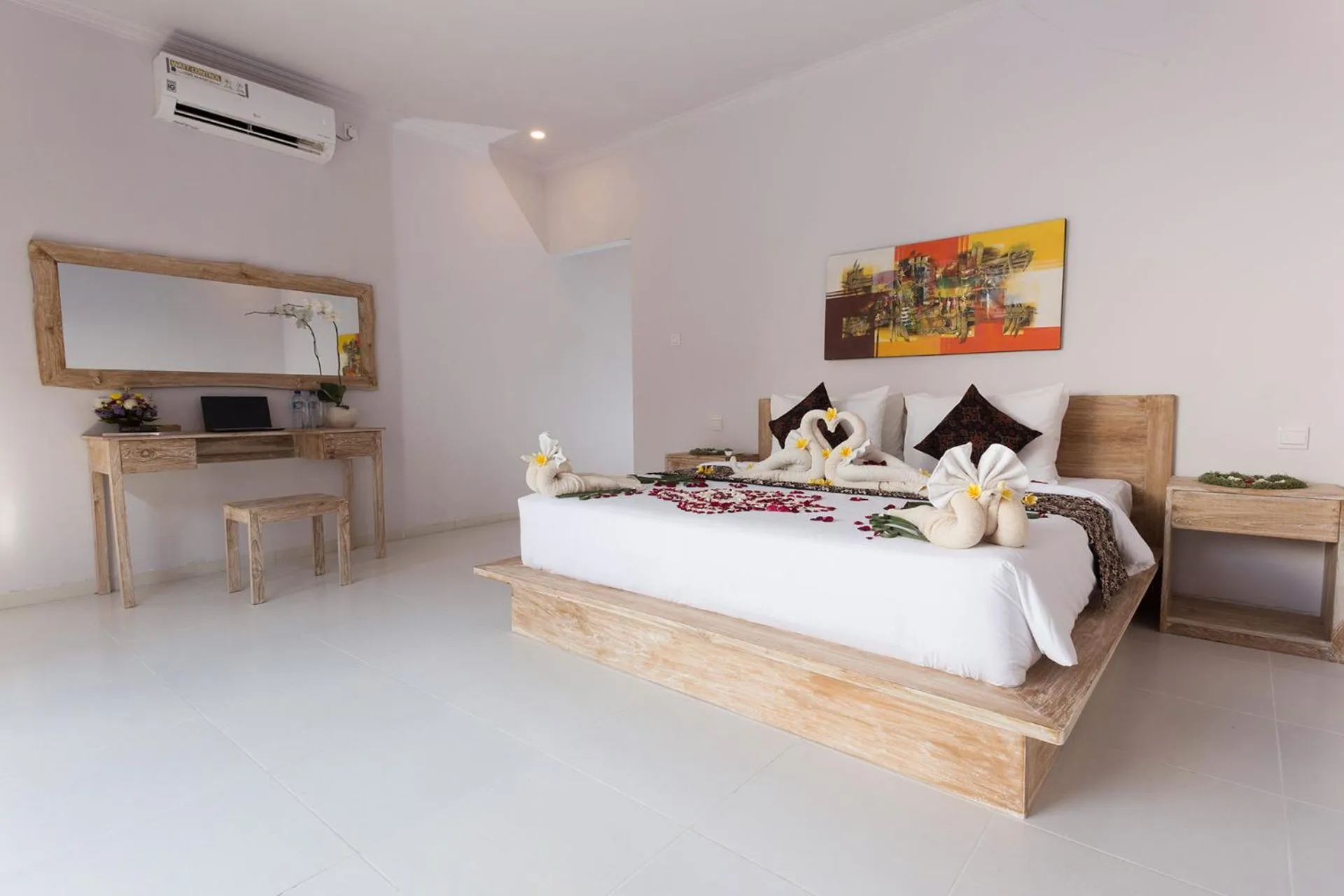 Bed in Maisaba Seminyak Loft & Villas
