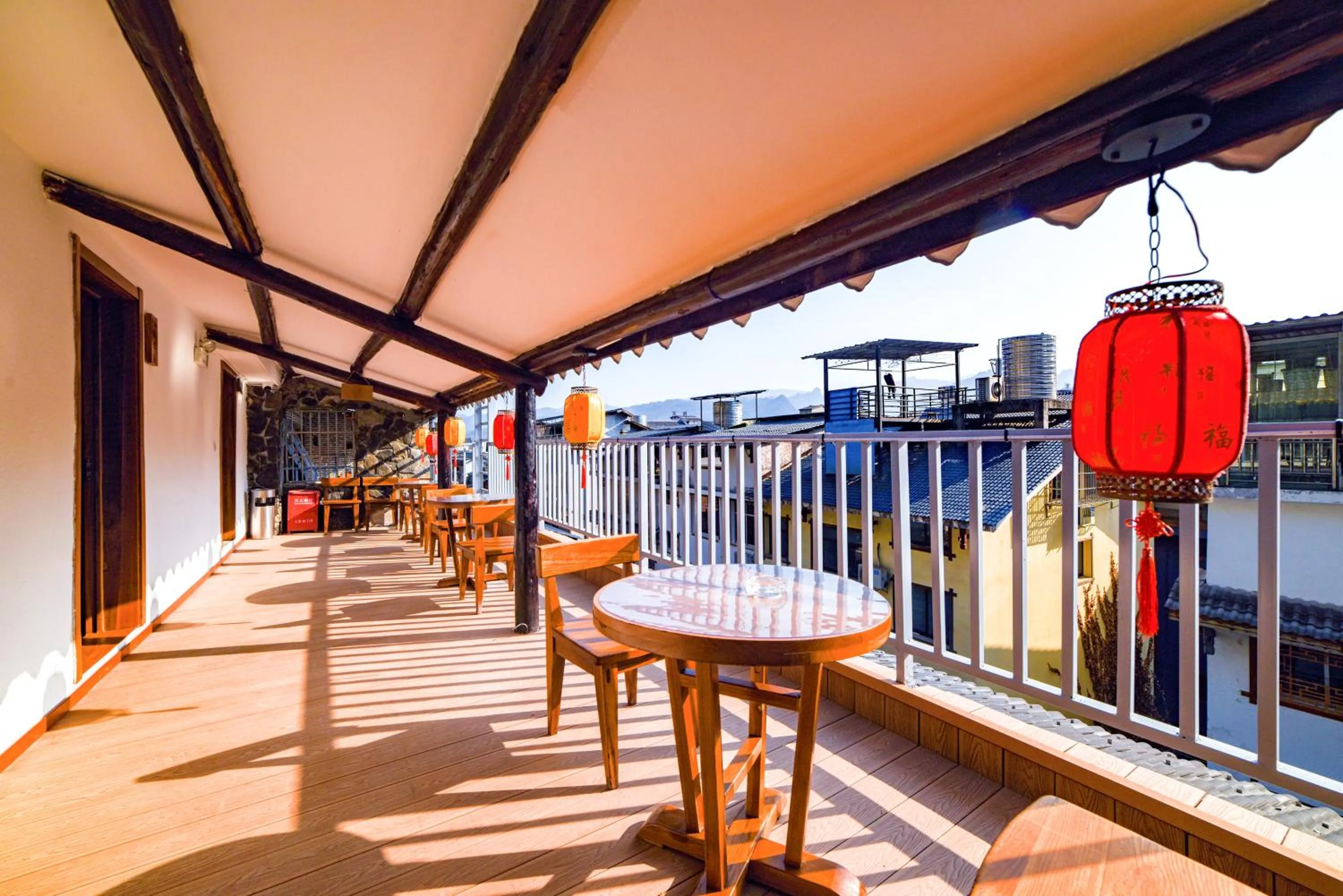 Balcony/Terrace in Destination Youth Hostel