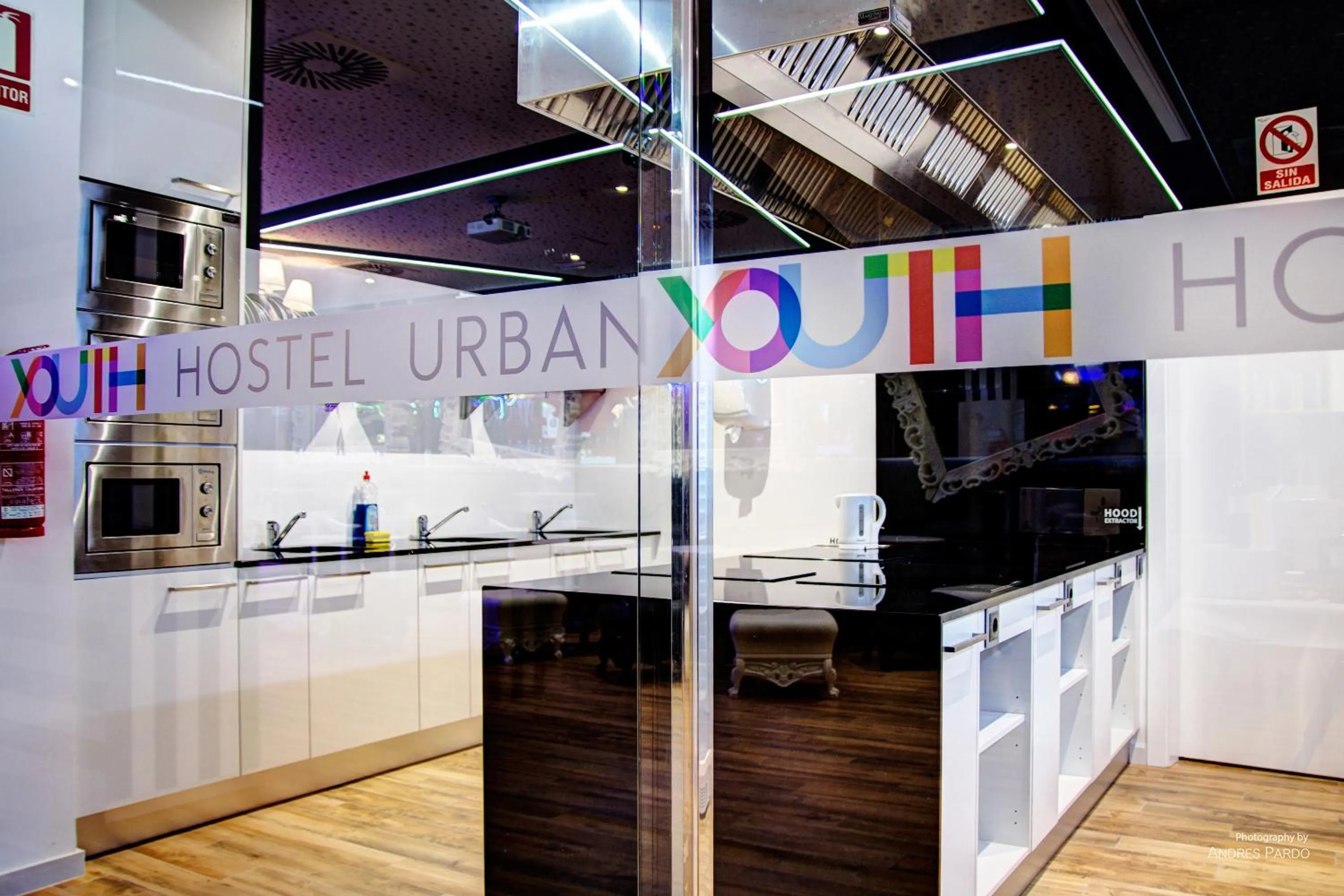 Kitchen or kitchenette in Urban Youth Hostel