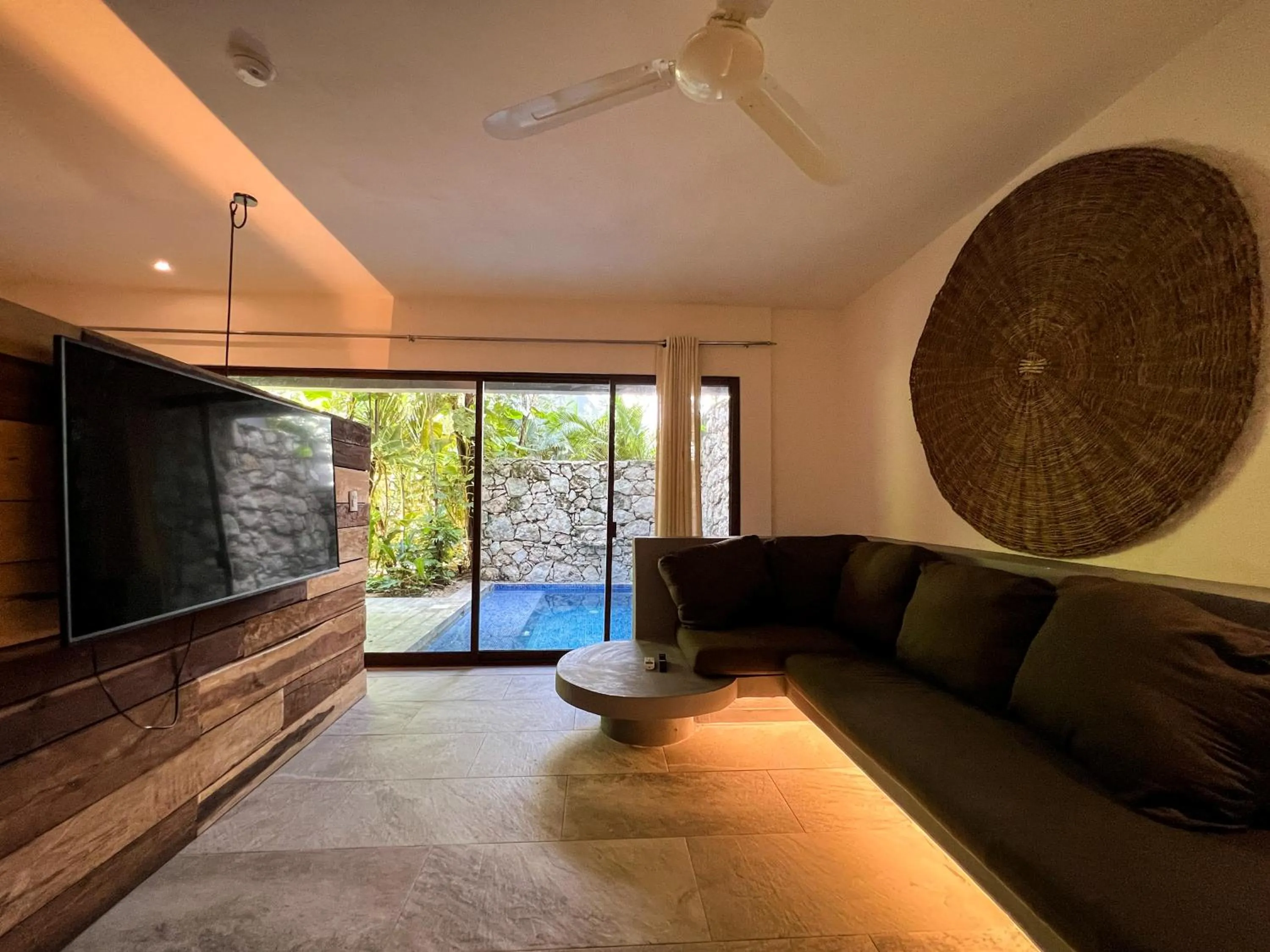 Living room in Kuun Taak Tulum