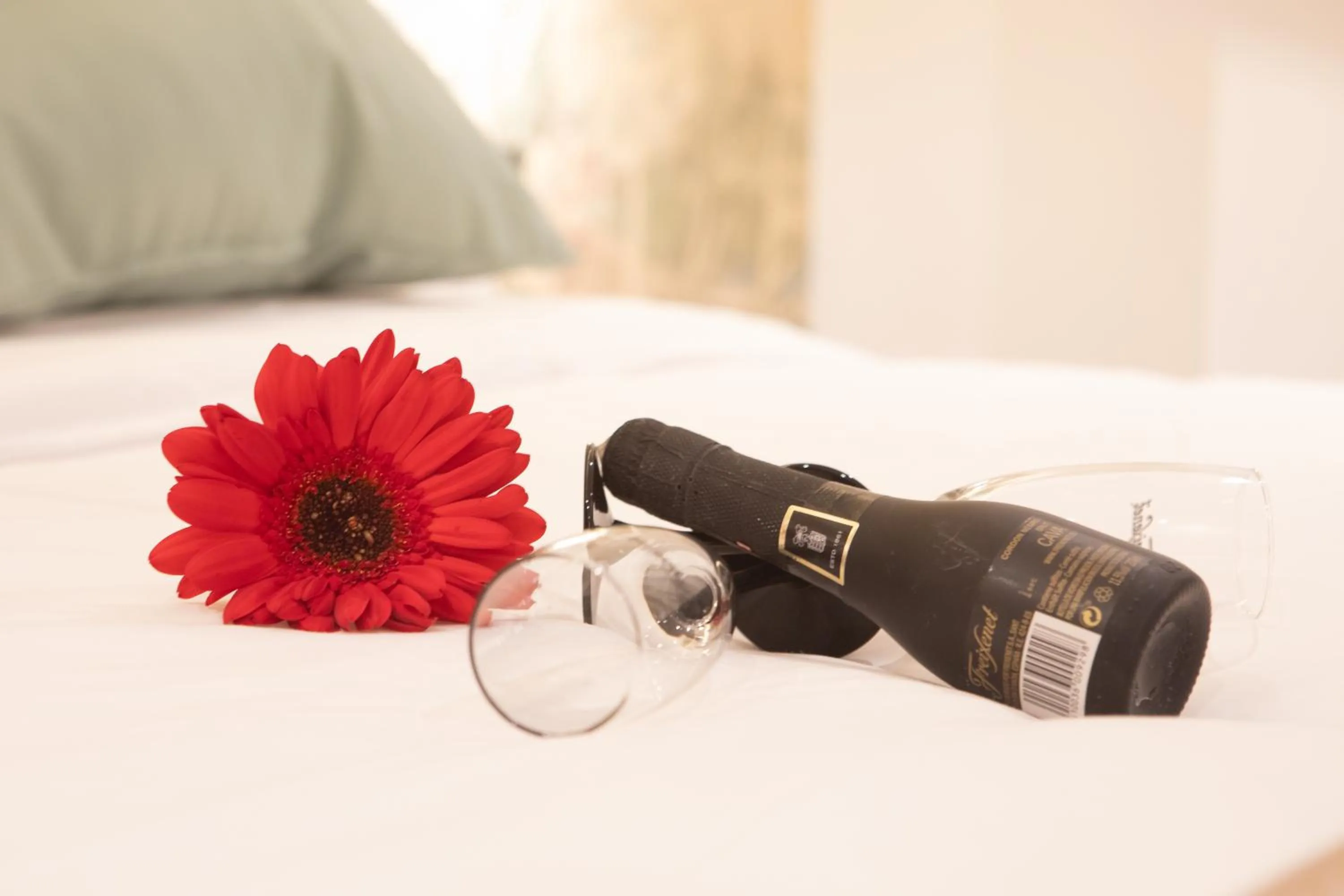 Decorative detail, Bed in Boutique Rooms Playa Burriana