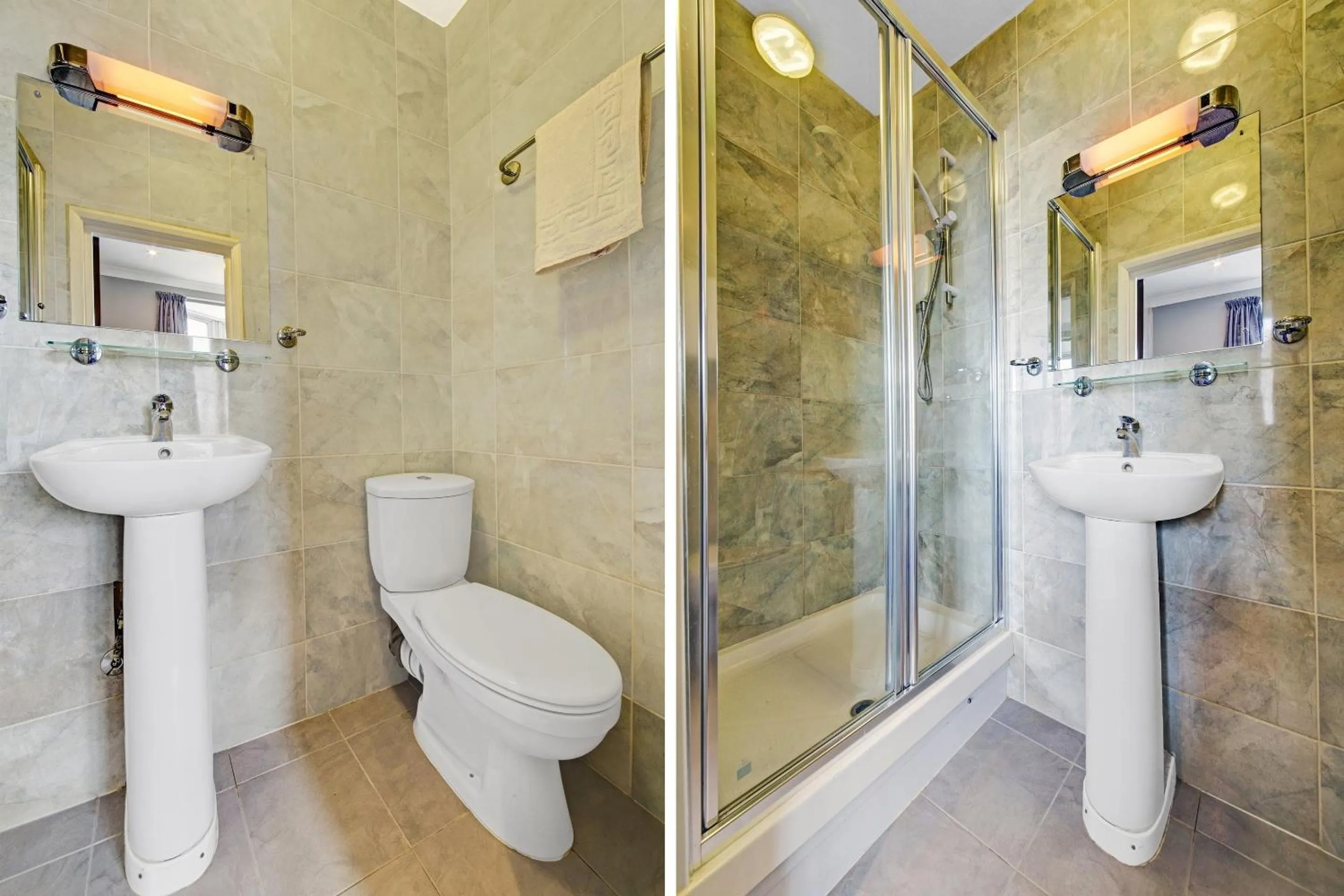 Bathroom in OYO Bostons Manor Hotel, Hanwell London