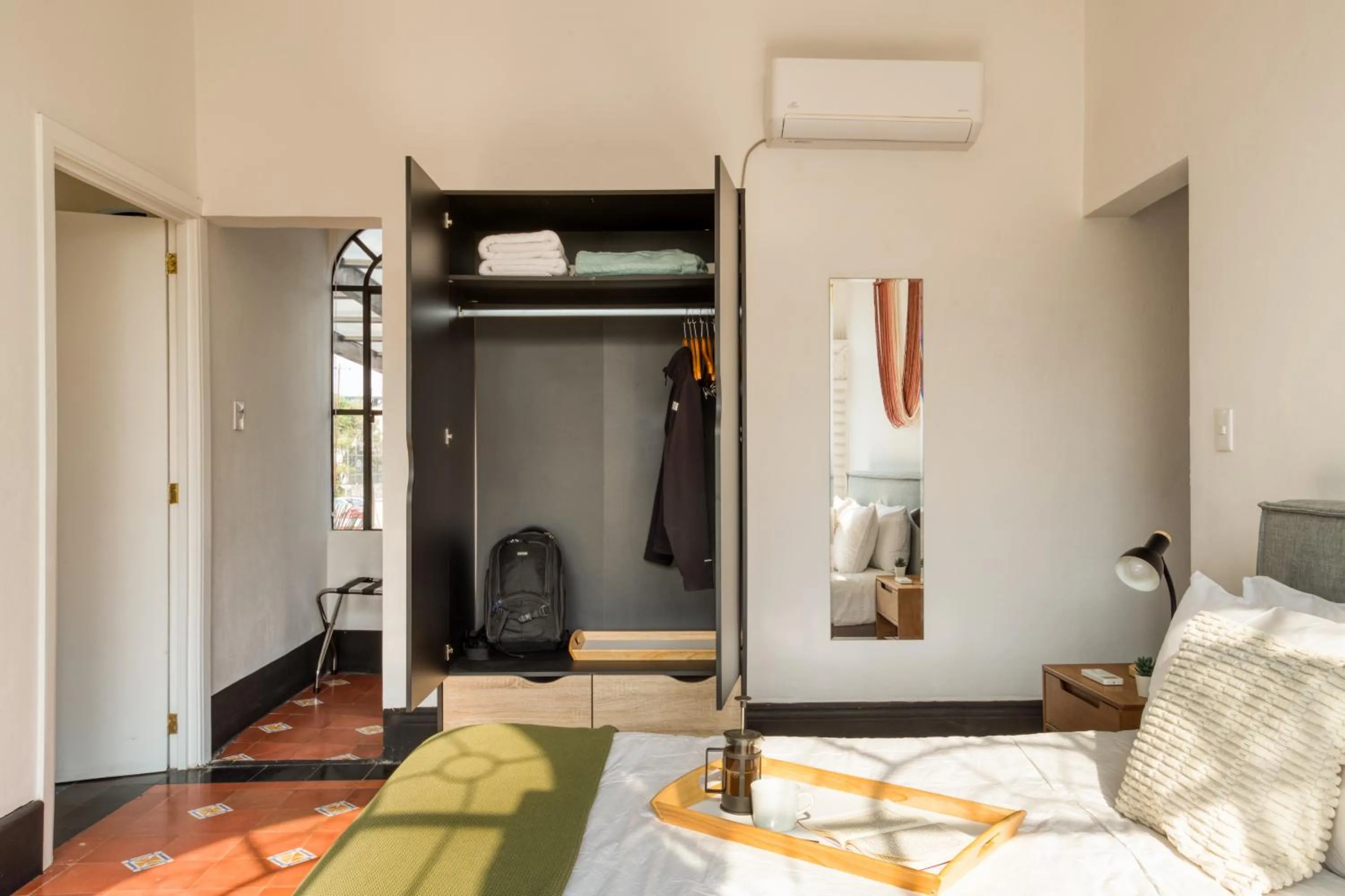 wardrobe, Bed in Santa Casa by Tasman