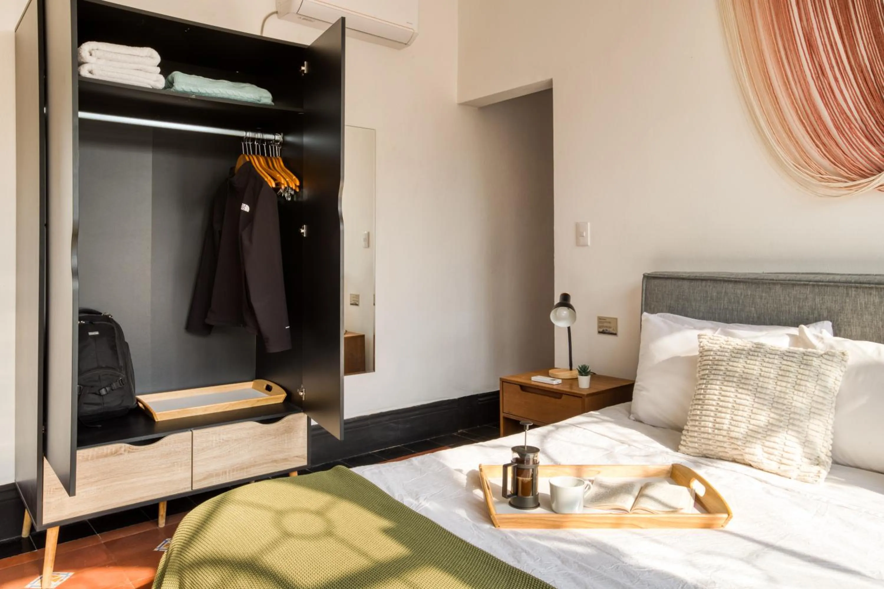 wardrobe, Bed in Santa Casa by Tasman