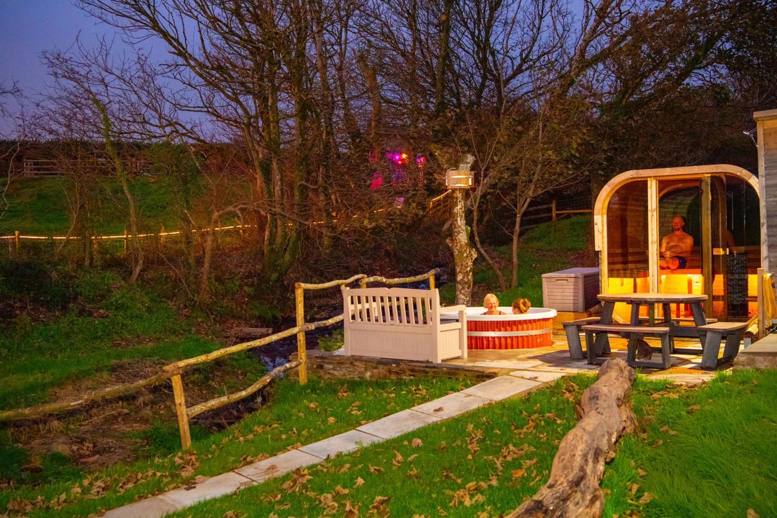 Sauna in Kidwelly Farmhouse B&B