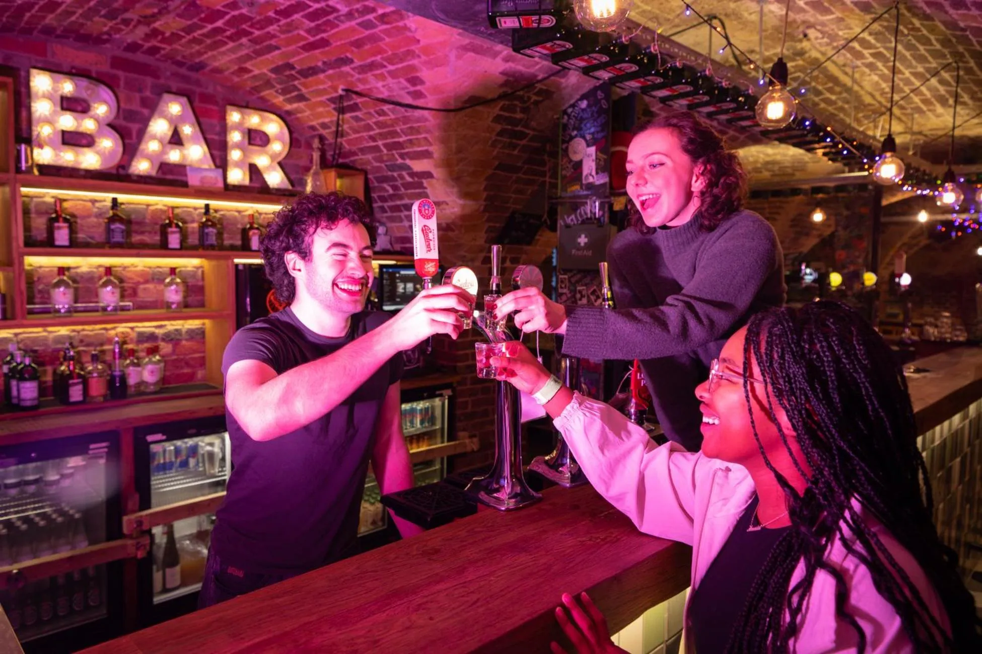 People in Wombat's City Hostel London