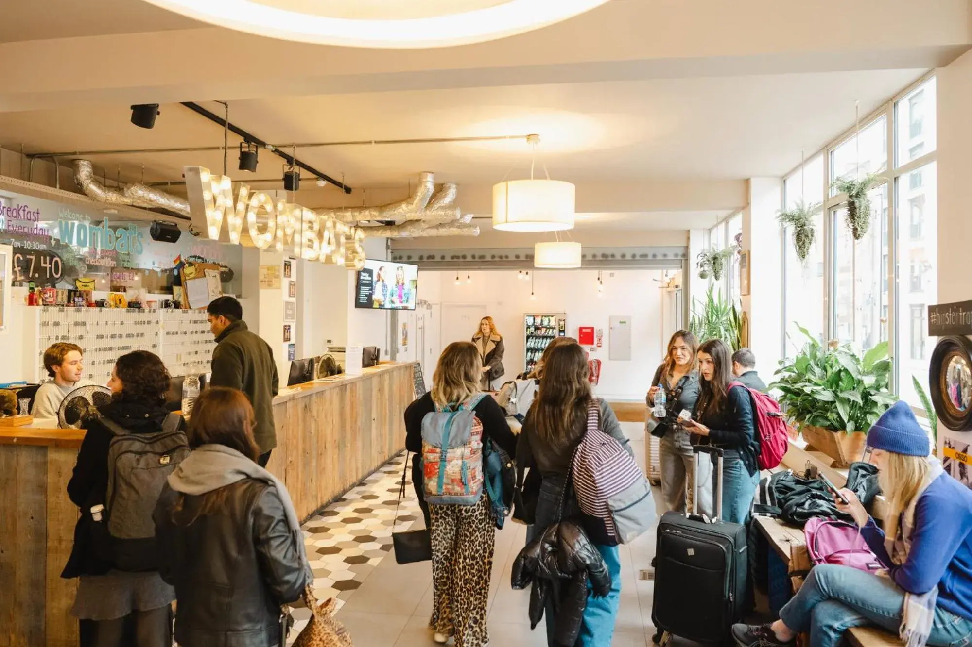 Lobby or reception in Wombat's City Hostel London Lobby or reception in Wombat's City Hostel London