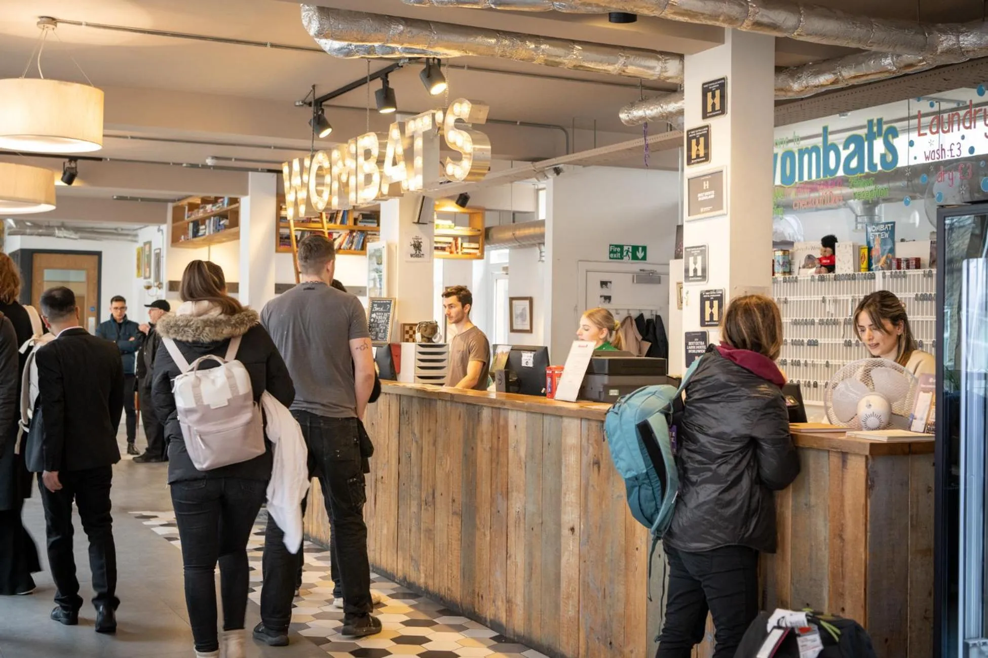 Lobby or reception in Wombat's City Hostel London