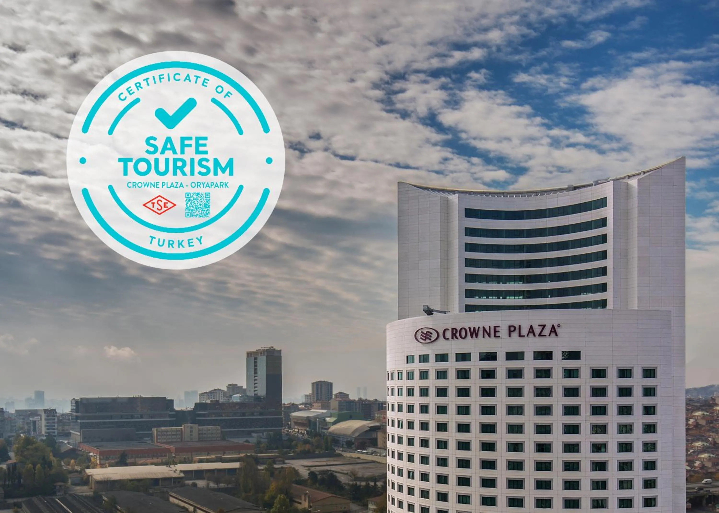 Facade/entrance in Crowne Plaza Istanbul Oryapark by IHG