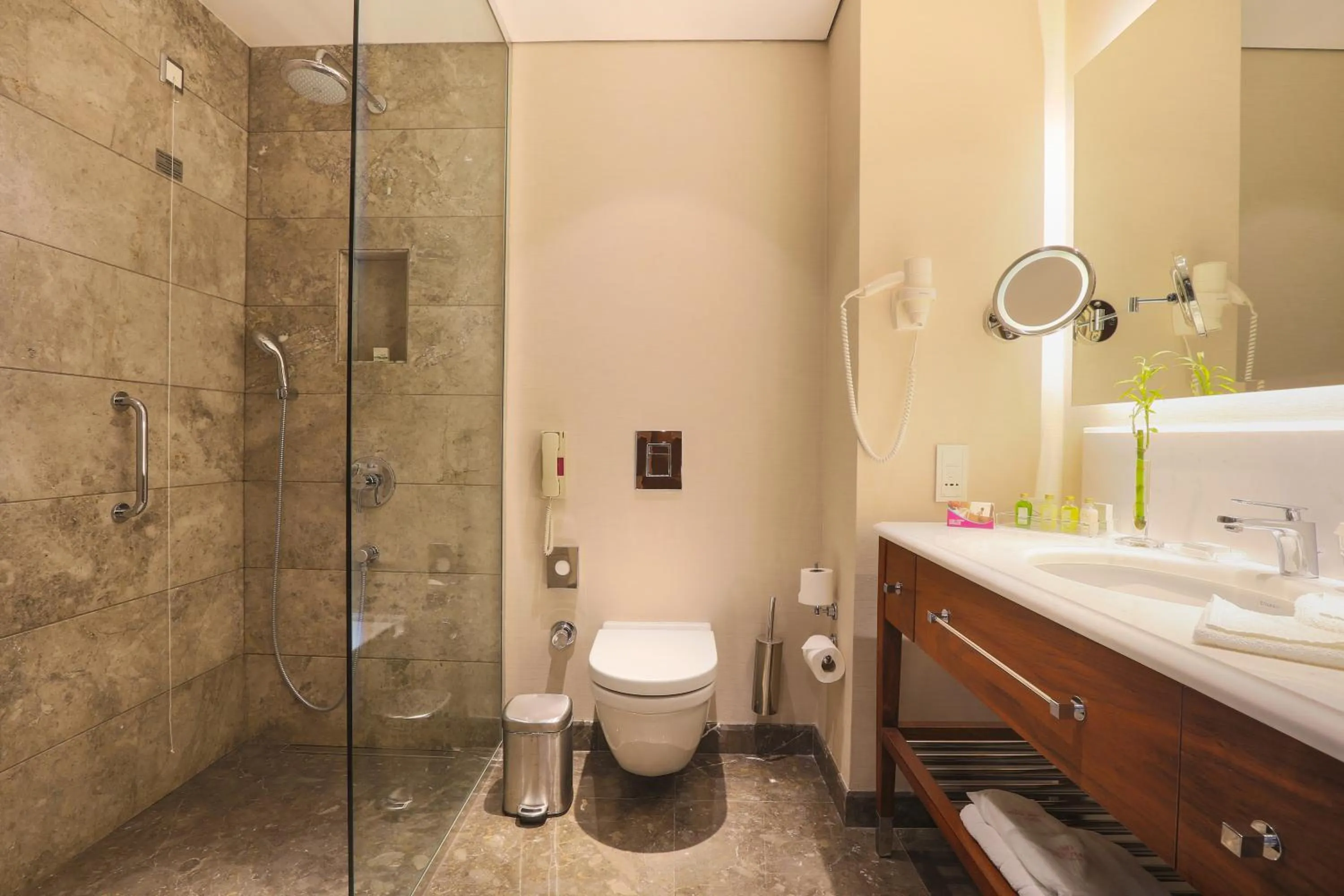Shower in Crowne Plaza Istanbul Oryapark by IHG