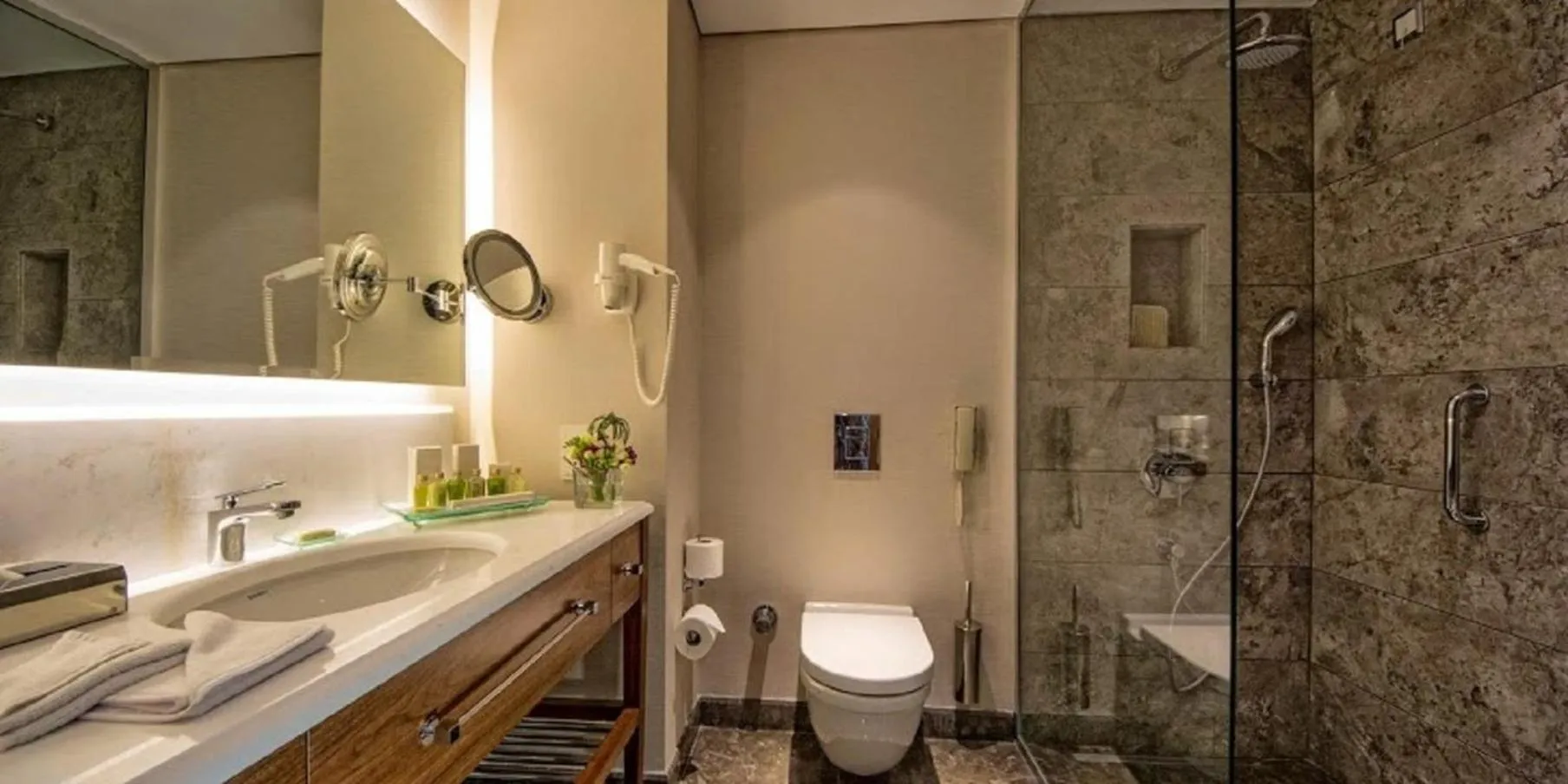 Bathroom in Crowne Plaza Istanbul Oryapark by IHG