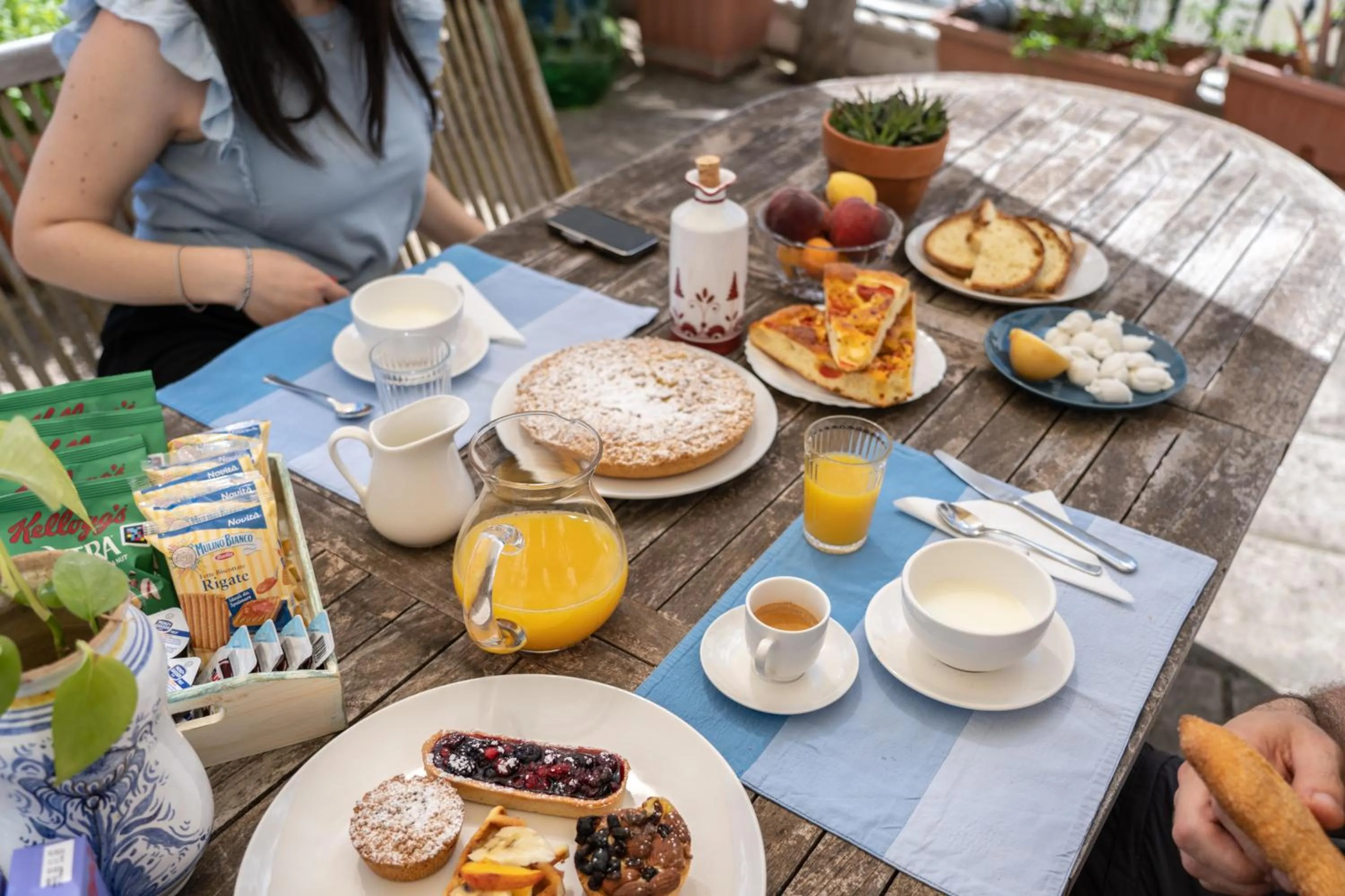 Food and drinks in B&B Iris